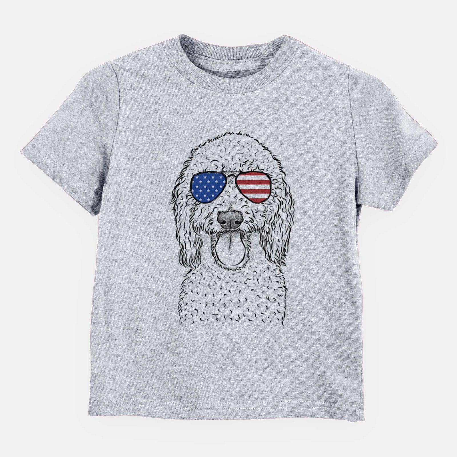 USA Pavlov the Goldendoodle - Kids/Youth/Toddler Shirt