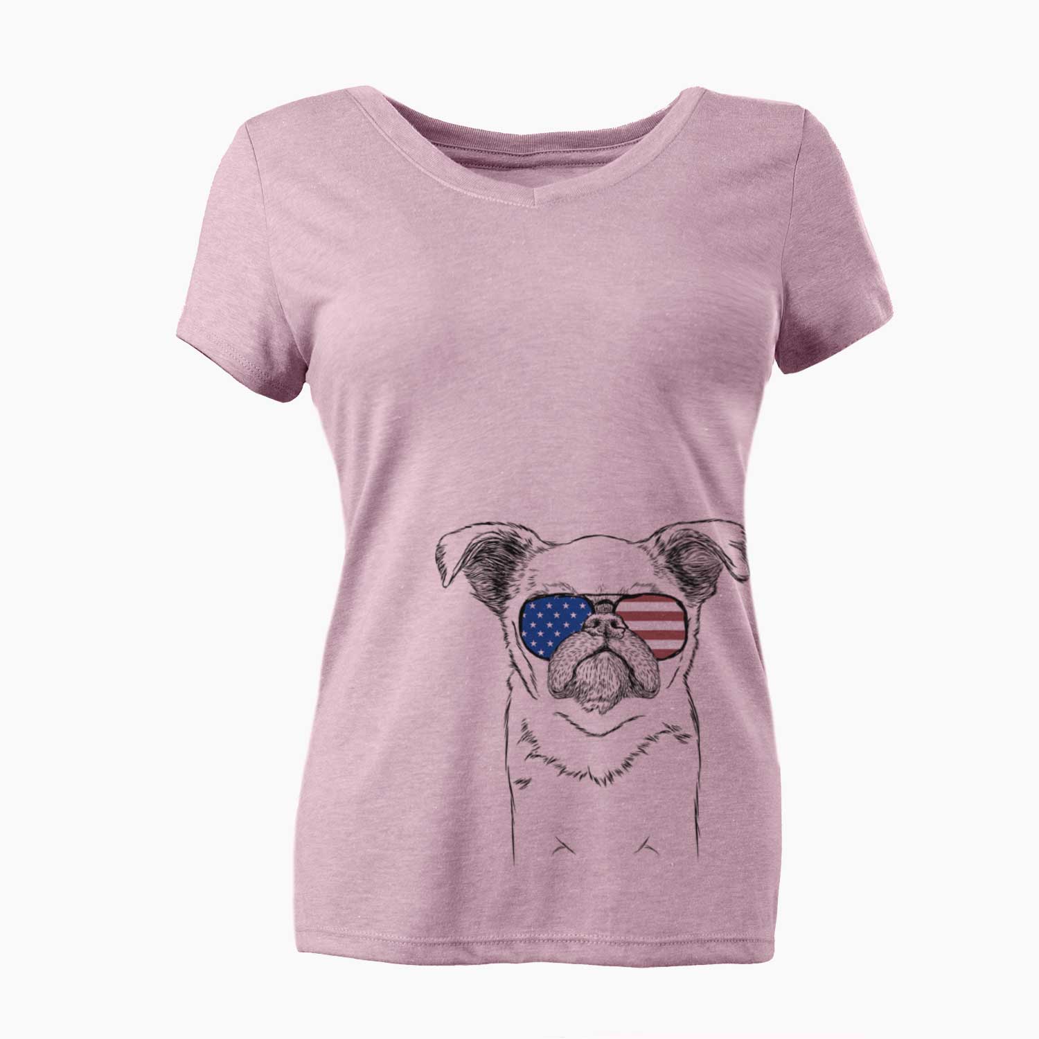 USA Petit Penny the Brussels Griffon - Women's Perfect V-neck Shirt