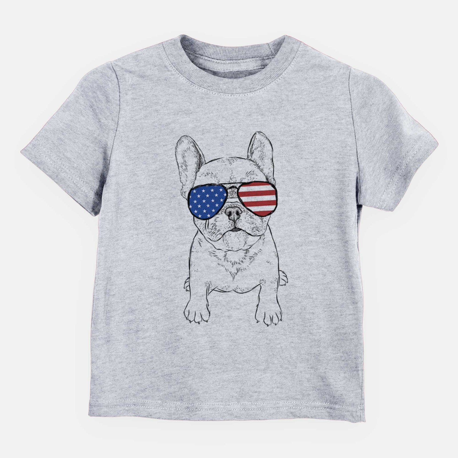 USA Puppy Pierre the French Bulldog - Kids/Youth/Toddler Shirt