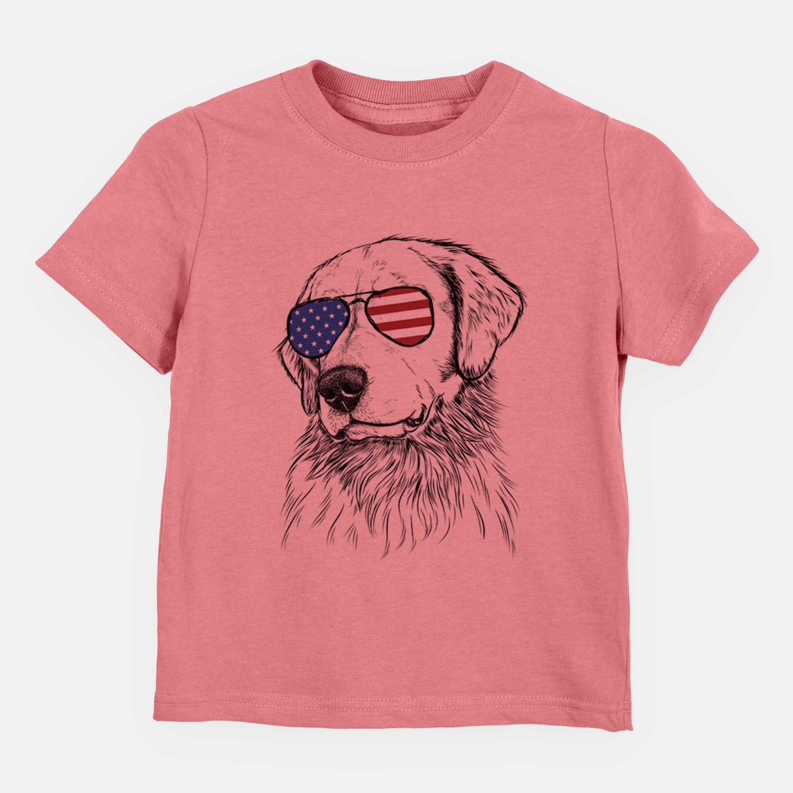 USA Quinn the Golden Retriever - Kids/Youth/Toddler Shirt