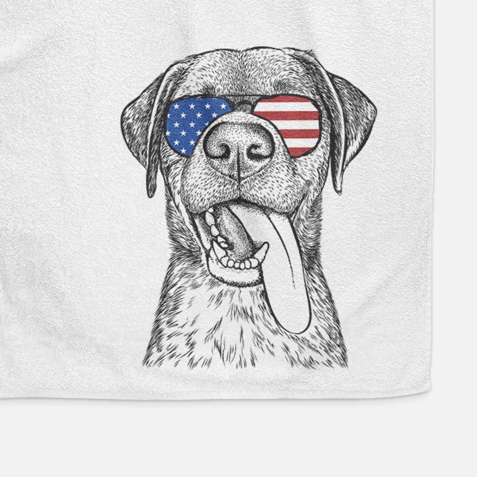 Reese the Mixed Breed Decorative Hand Towel