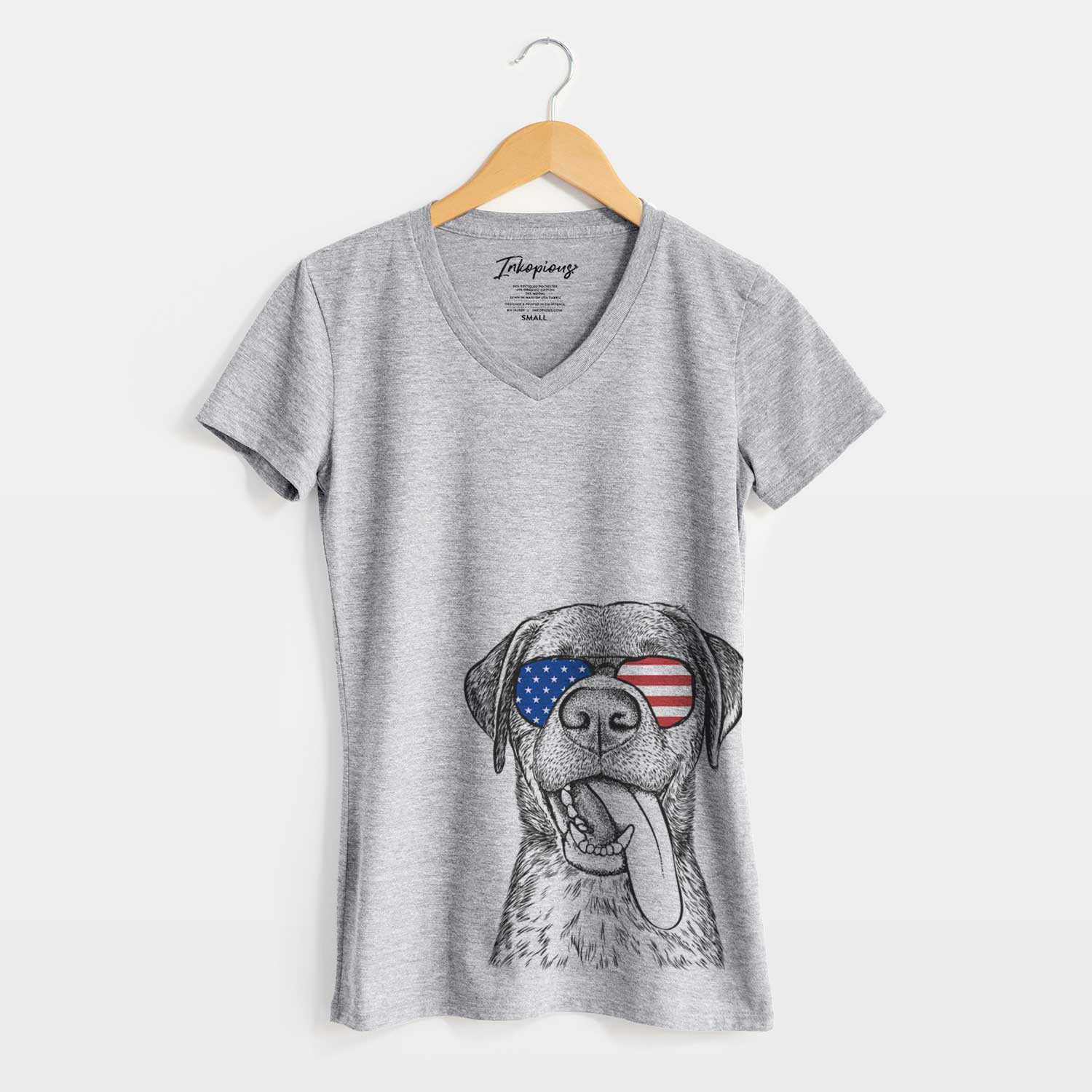 USA Reese the Mixed Breed - Women's Perfect V-neck Shirt