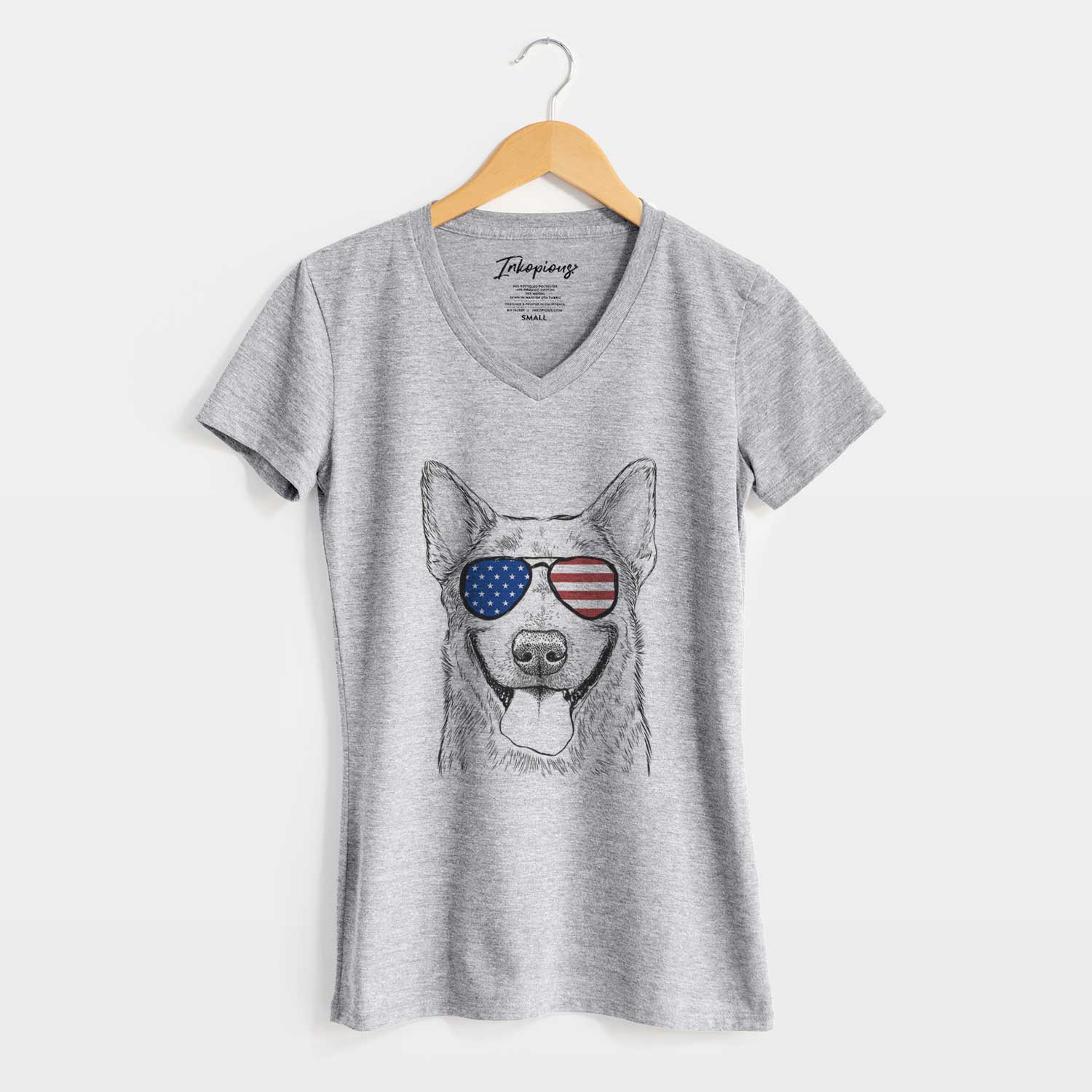 USA Rio the Australian Cattle Dog - Women's Perfect V-neck Shirt