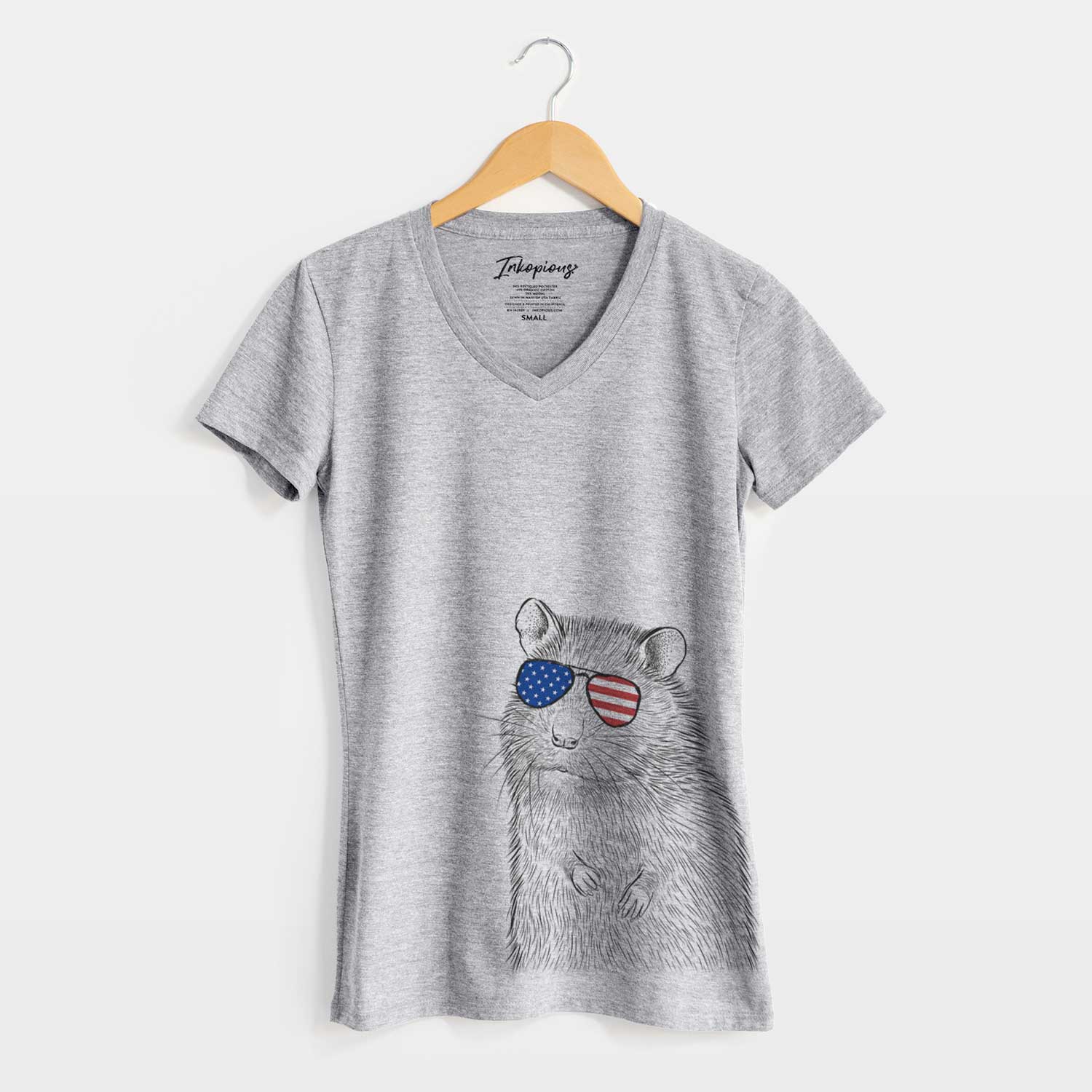 USA Rizzo the Rat - Women's Perfect V-neck Shirt