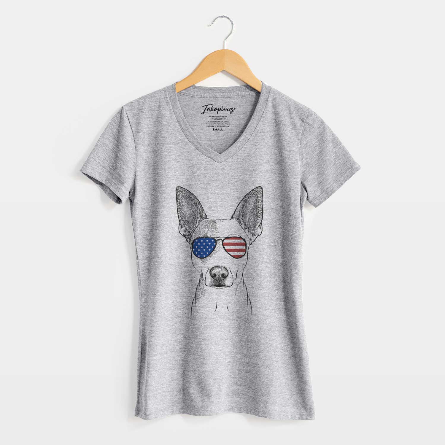 USA Roo the Mixed Breed - Women's Perfect V-neck Shirt