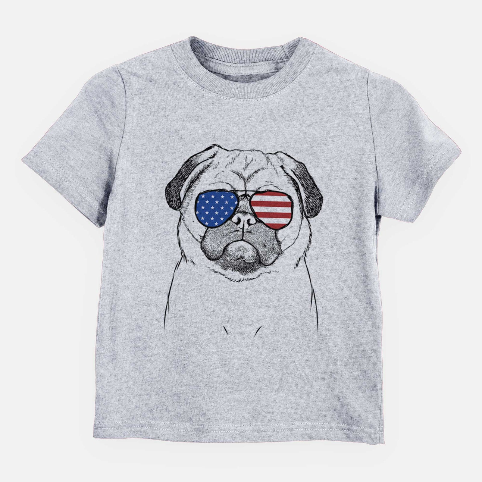 USA Ruby the Pug - Kids/Youth/Toddler Shirt