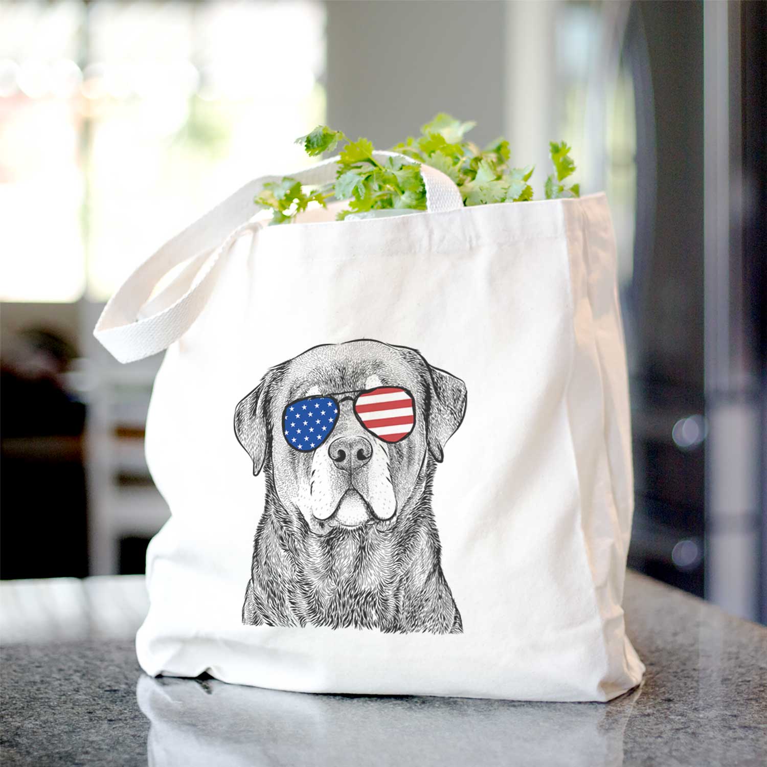 Sarge the Rottweiler - Tote Bag