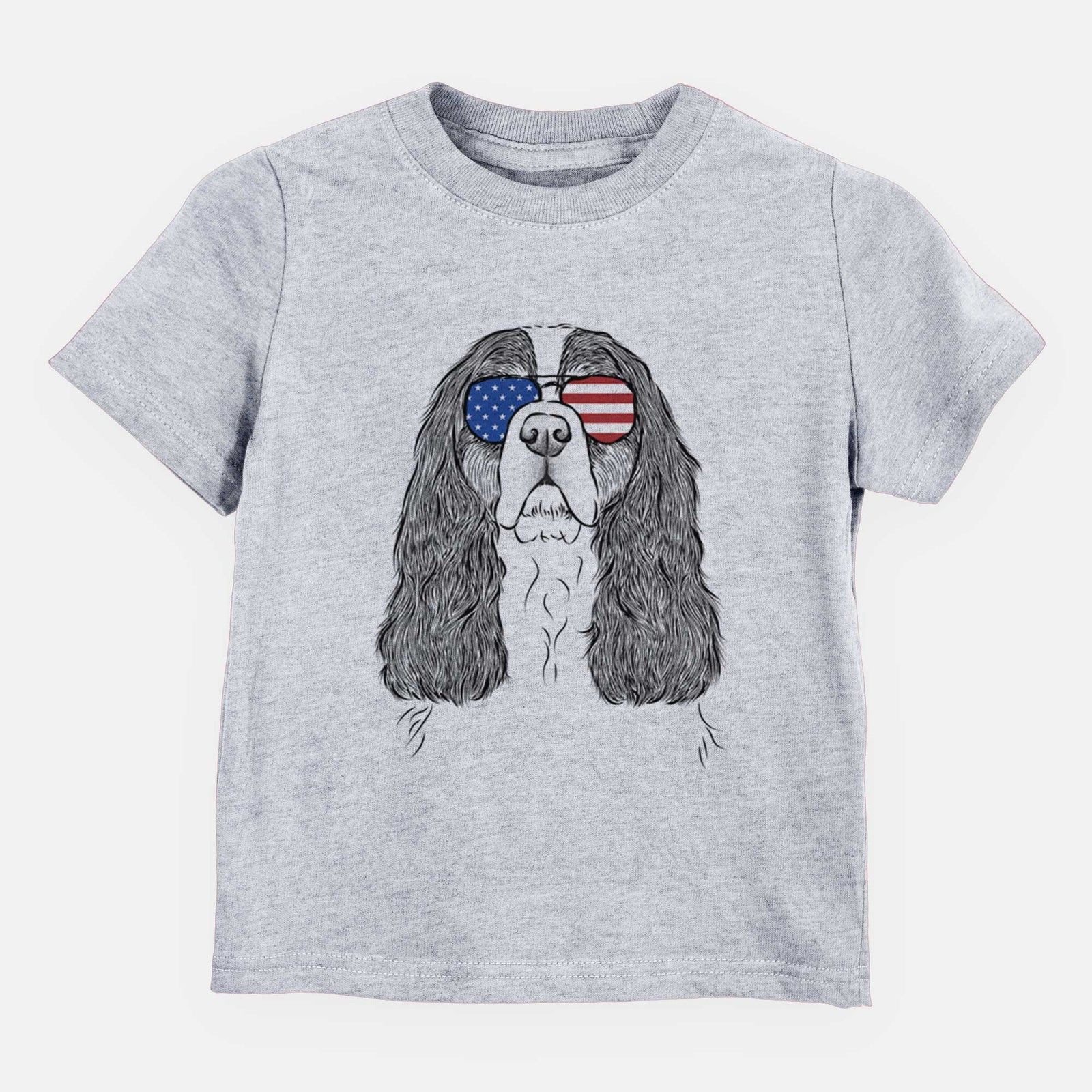 USA Sebastian the Cavalier King Charles Spaniel - Kids/Youth/Toddler Shirt
