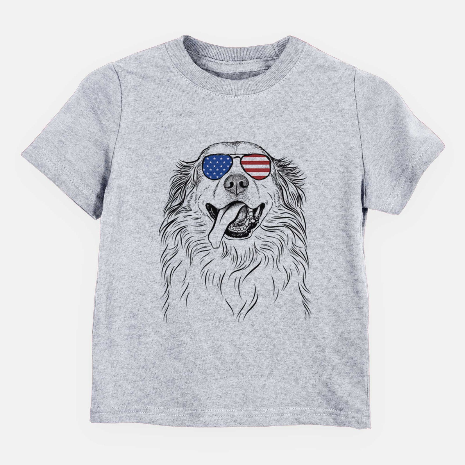 USA Shooter the Golden Retriever - Kids/Youth/Toddler Shirt