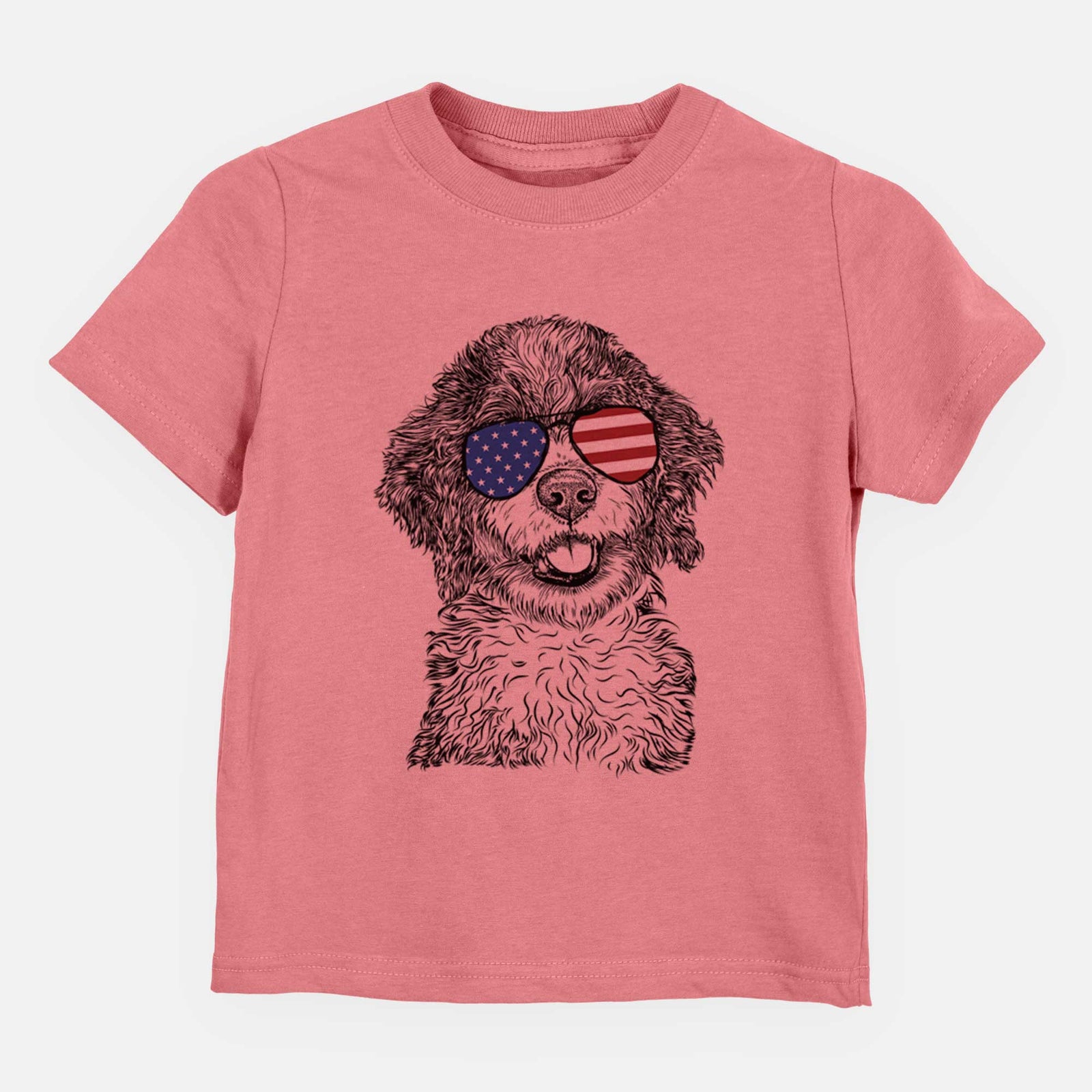 USA Smoky the Bernedoodle Puppy - Kids/Youth/Toddler Shirt