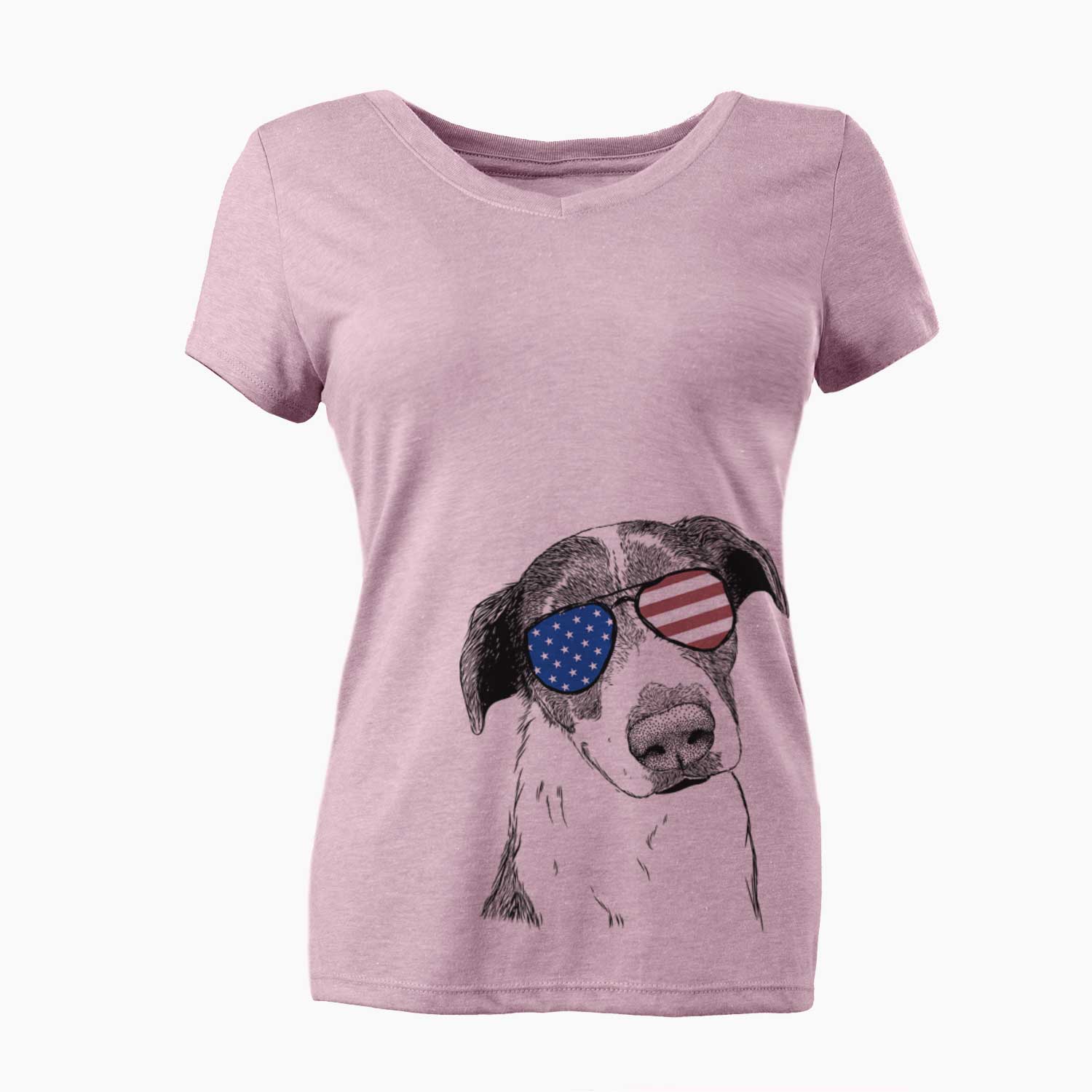 USA Sophia the Mixed Breed - Women's Perfect V-neck Shirt