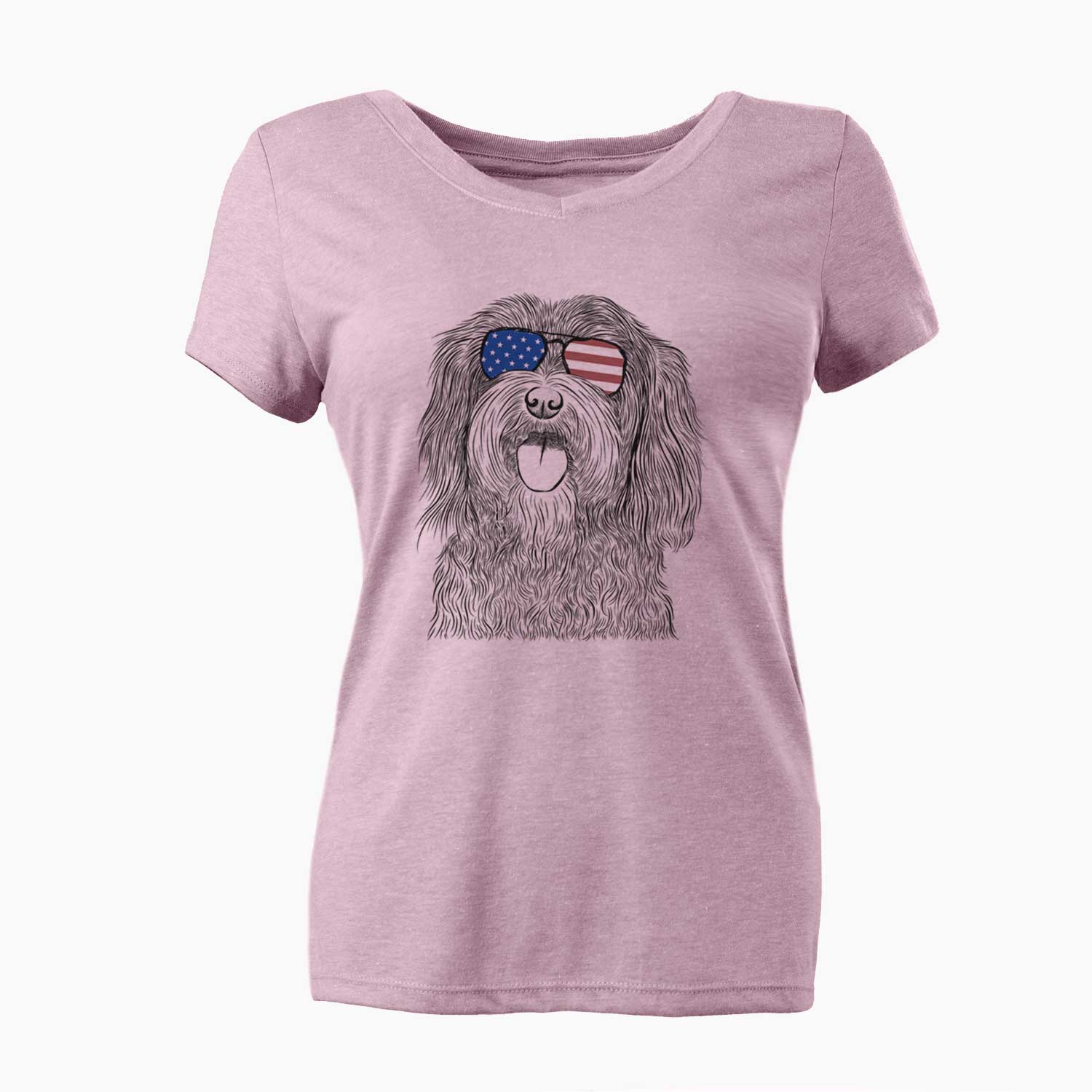 USA Sophie the Havanese - Women's Perfect V-neck Shirt