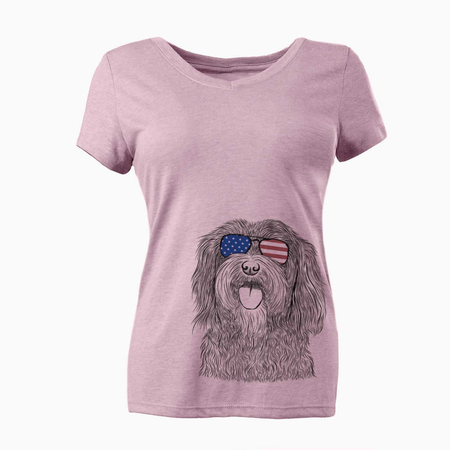 USA Sophie the Havanese - Women's Perfect V-neck Shirt