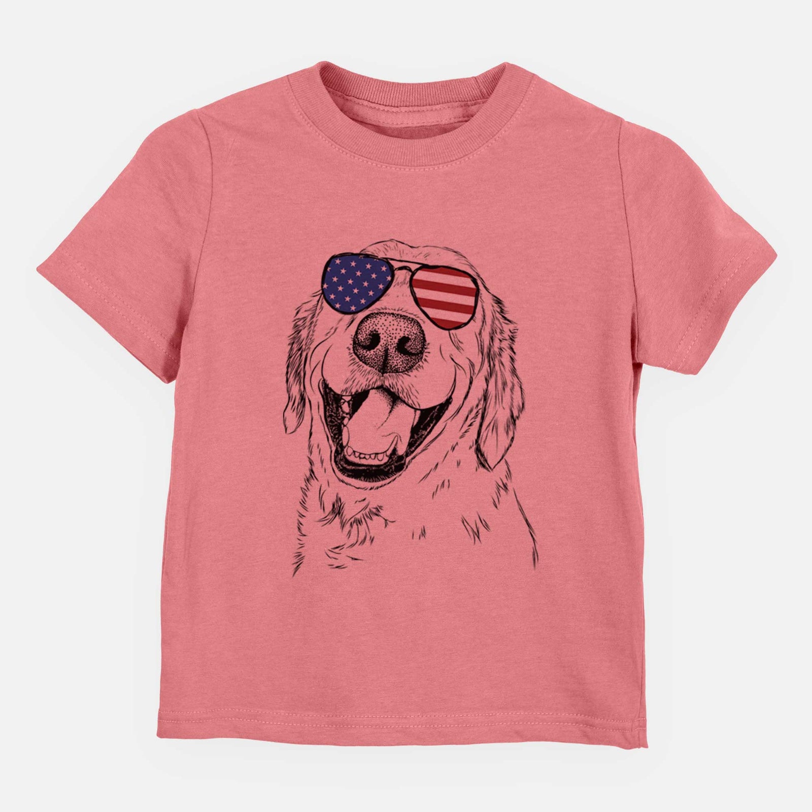 USA Spanky the Golden Retriever - Kids/Youth/Toddler Shirt