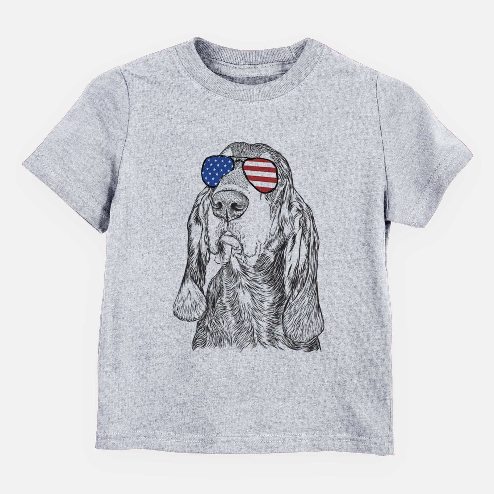 USA Stu the Black and Tan Coonhound - Kids/Youth/Toddler Shirt