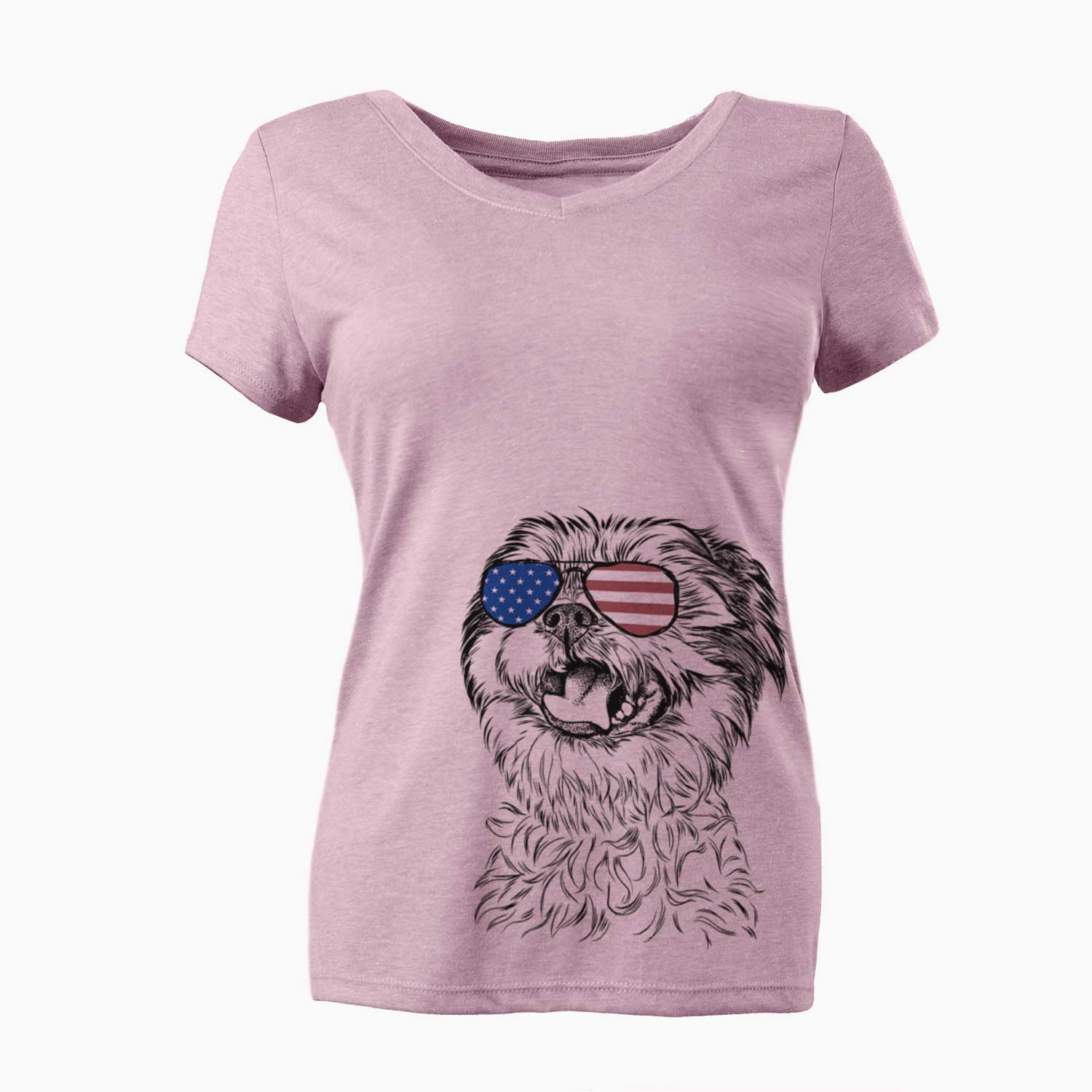 USA Sugar the Malshi - Women's Perfect V-neck Shirt