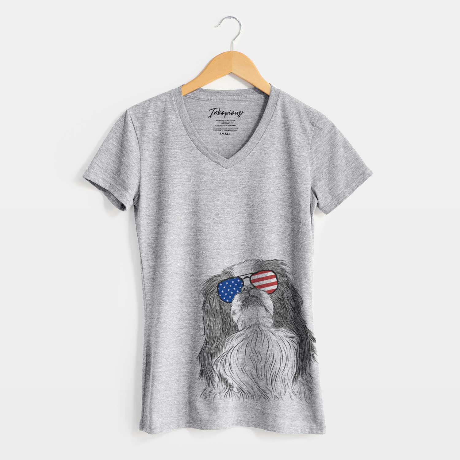 USA Suki the Japanese Chin - Women's Perfect V-neck Shirt