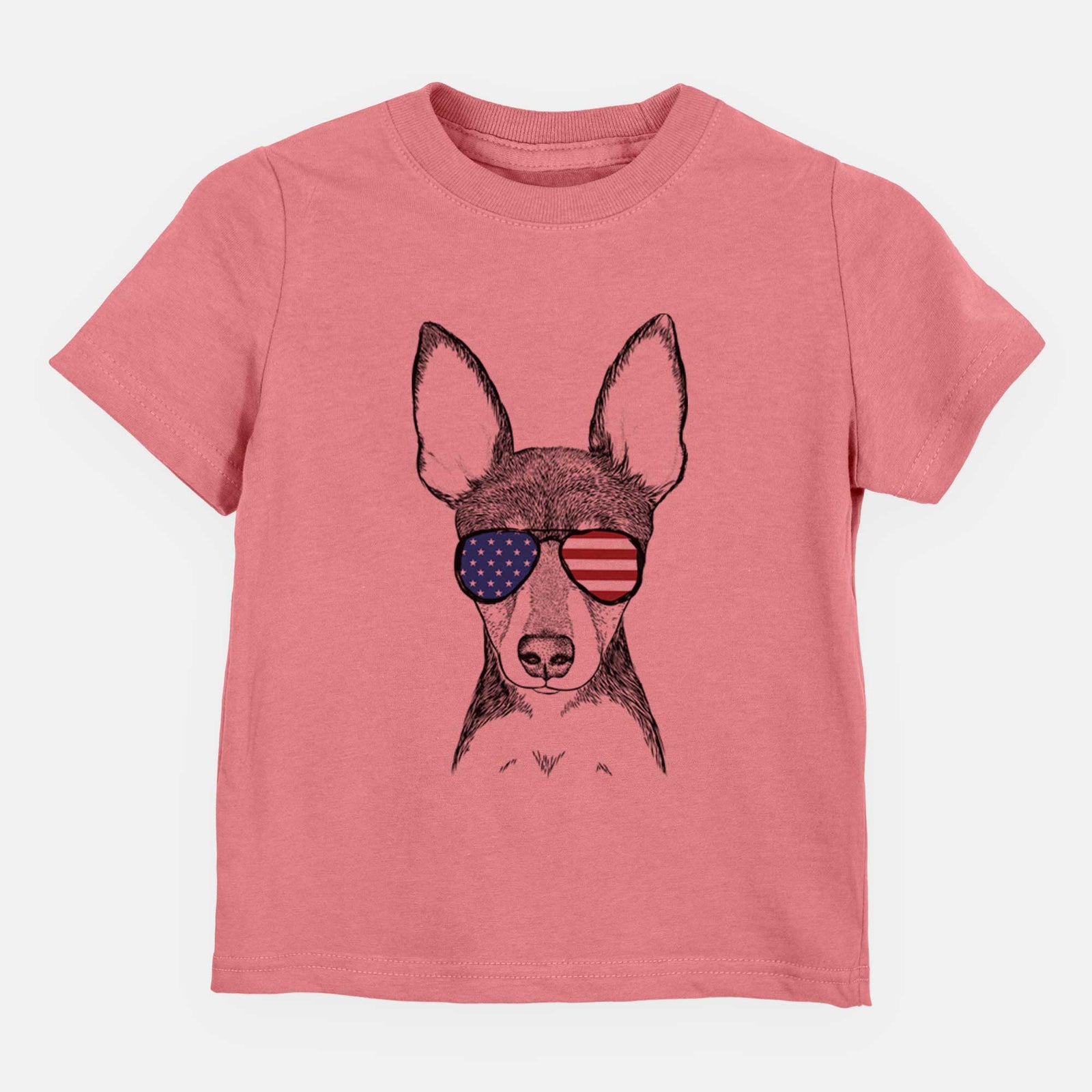 USA Tiny the Toy Fox Terrier - Kids/Youth/Toddler Shirt