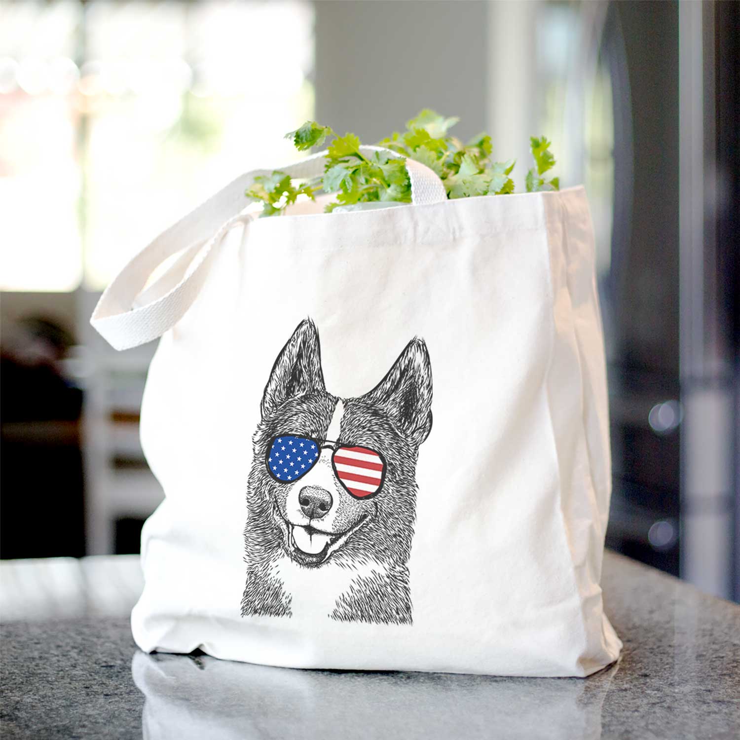 Tosca the Karelian Bear Dog - Tote Bag