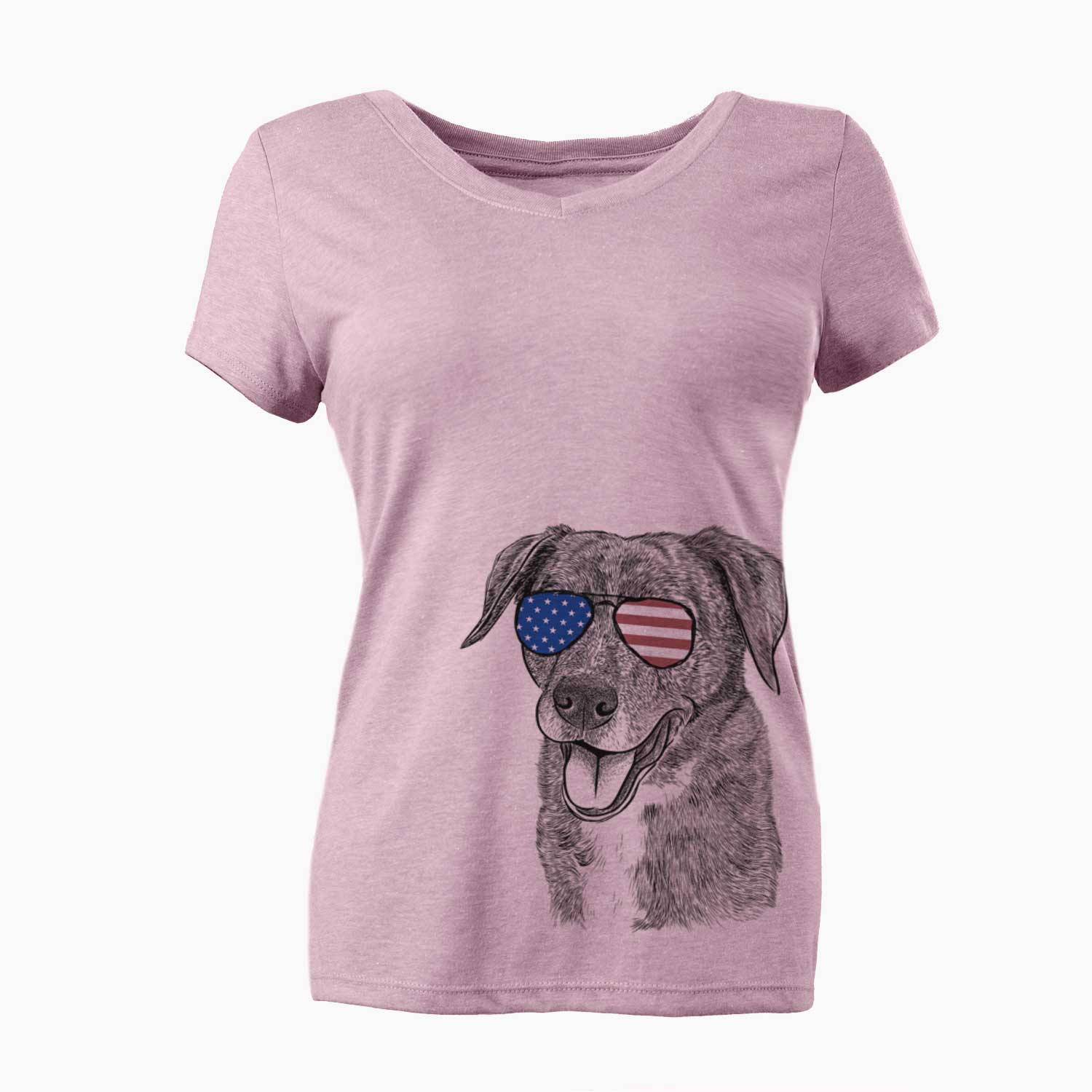 USA Wally the Mixed Breed - Women's Perfect V-neck Shirt