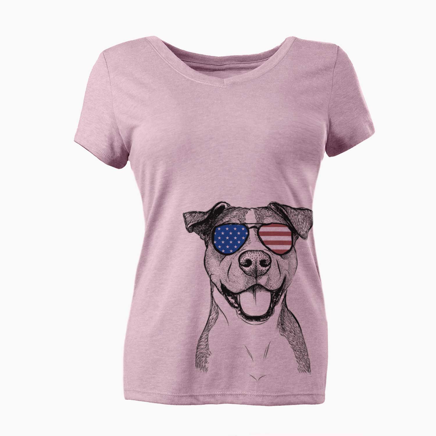USA Wendy the Mixed Breed - Women's Perfect V-neck Shirt