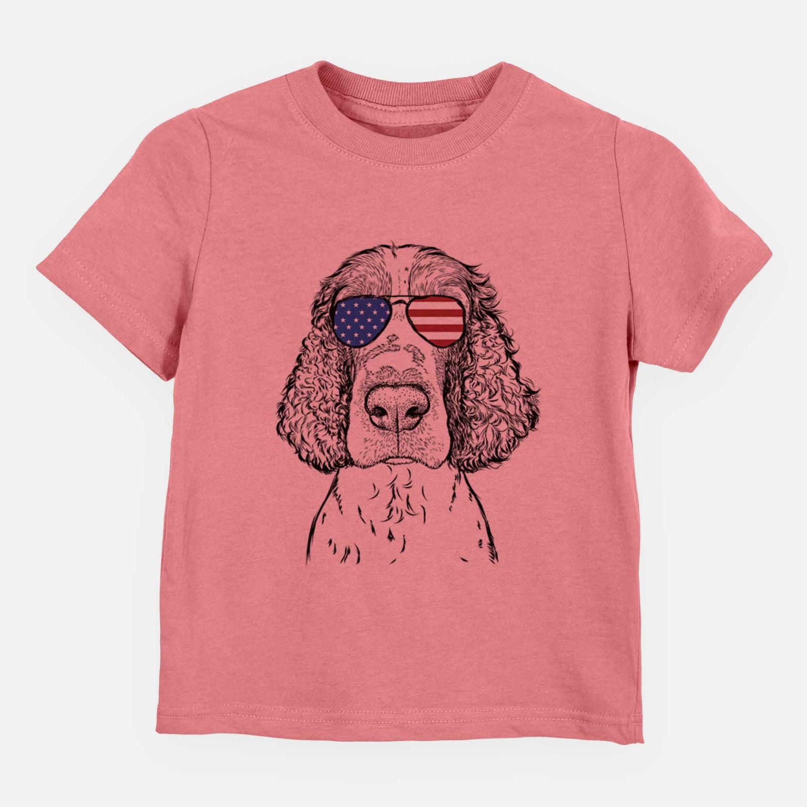USA Wilbur the English Springer Spaniel - Kids/Youth/Toddler Shirt