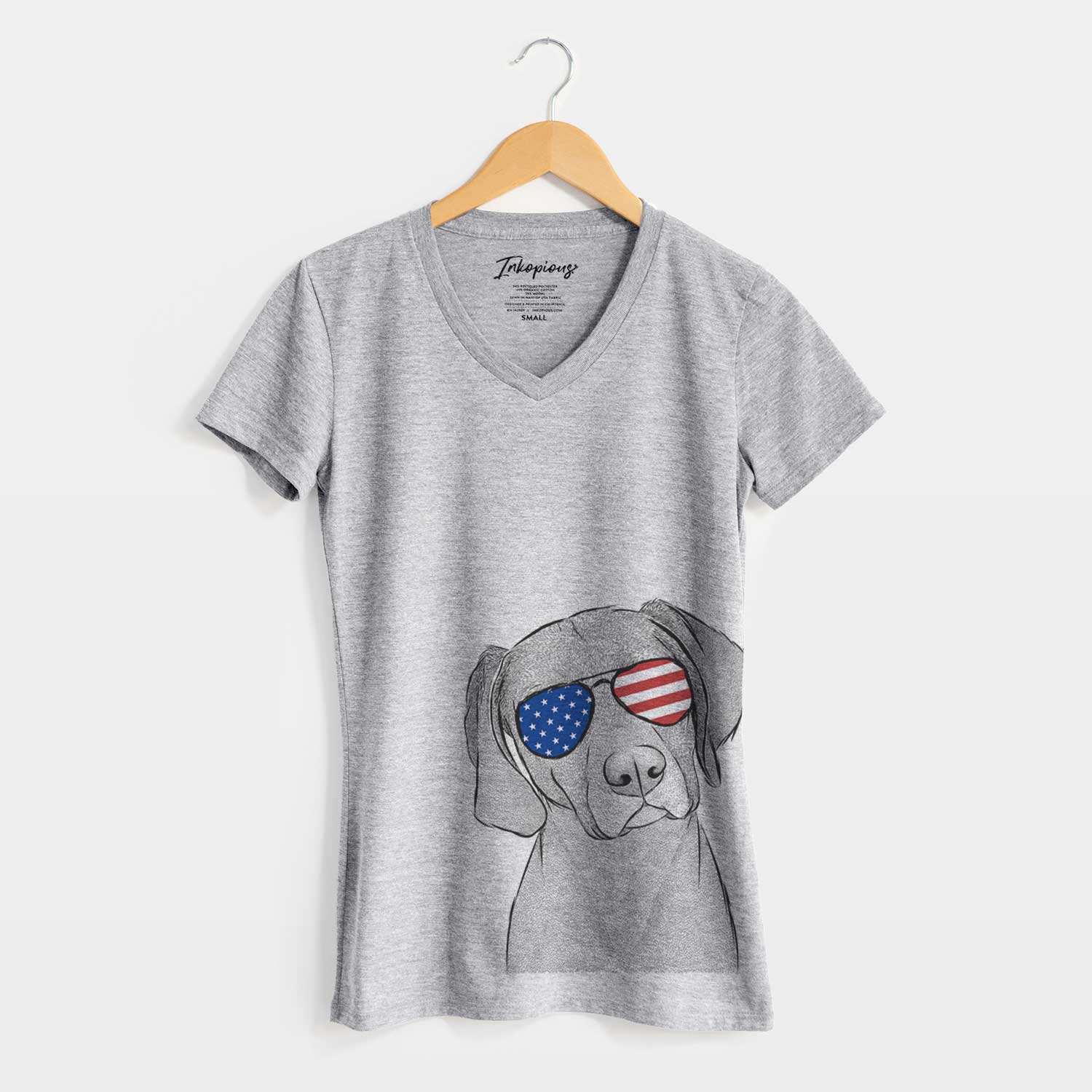 USA Willow the Weizsla - Women's Perfect V-neck Shirt
