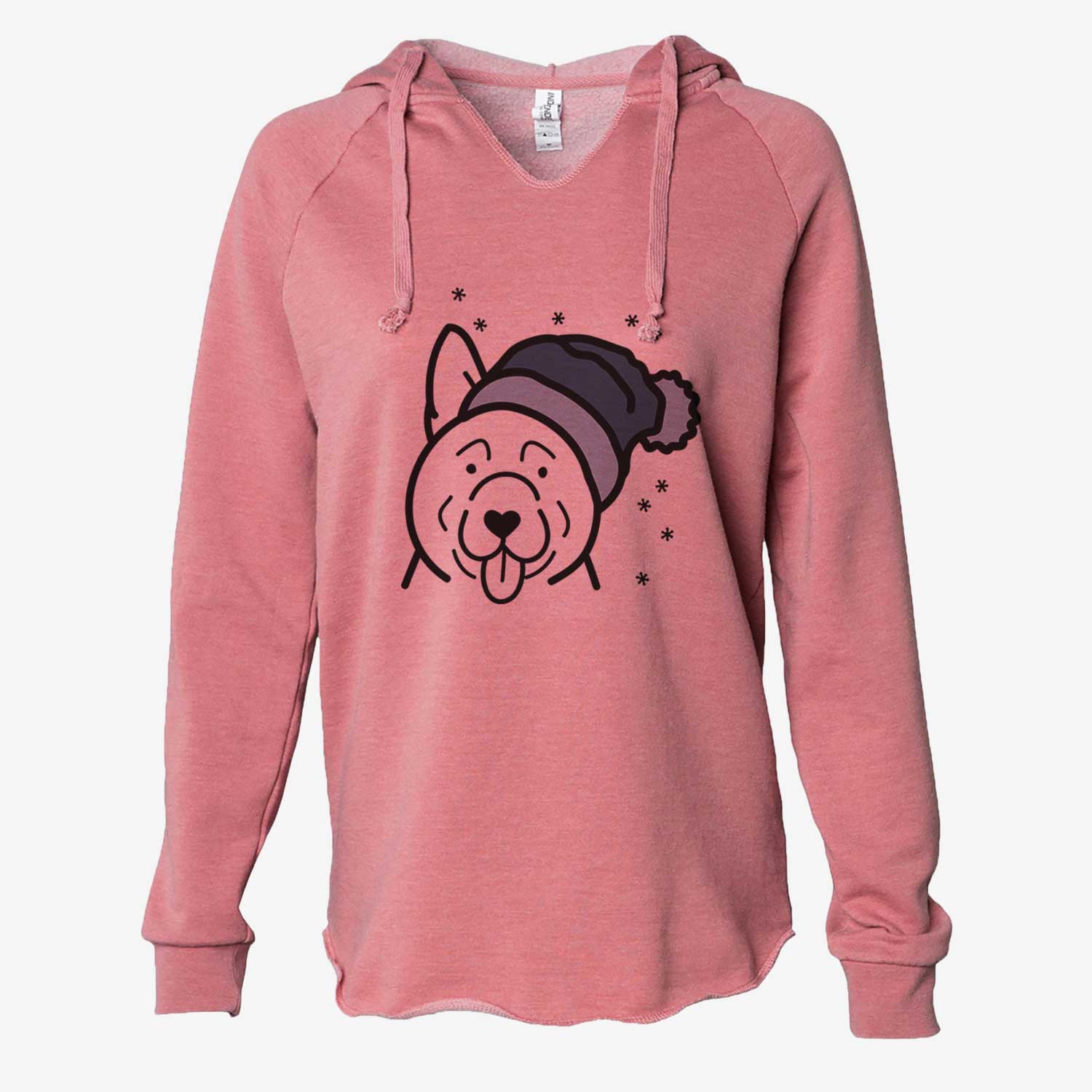 Frosty Akita - Cali Wave Hooded Sweatshirt