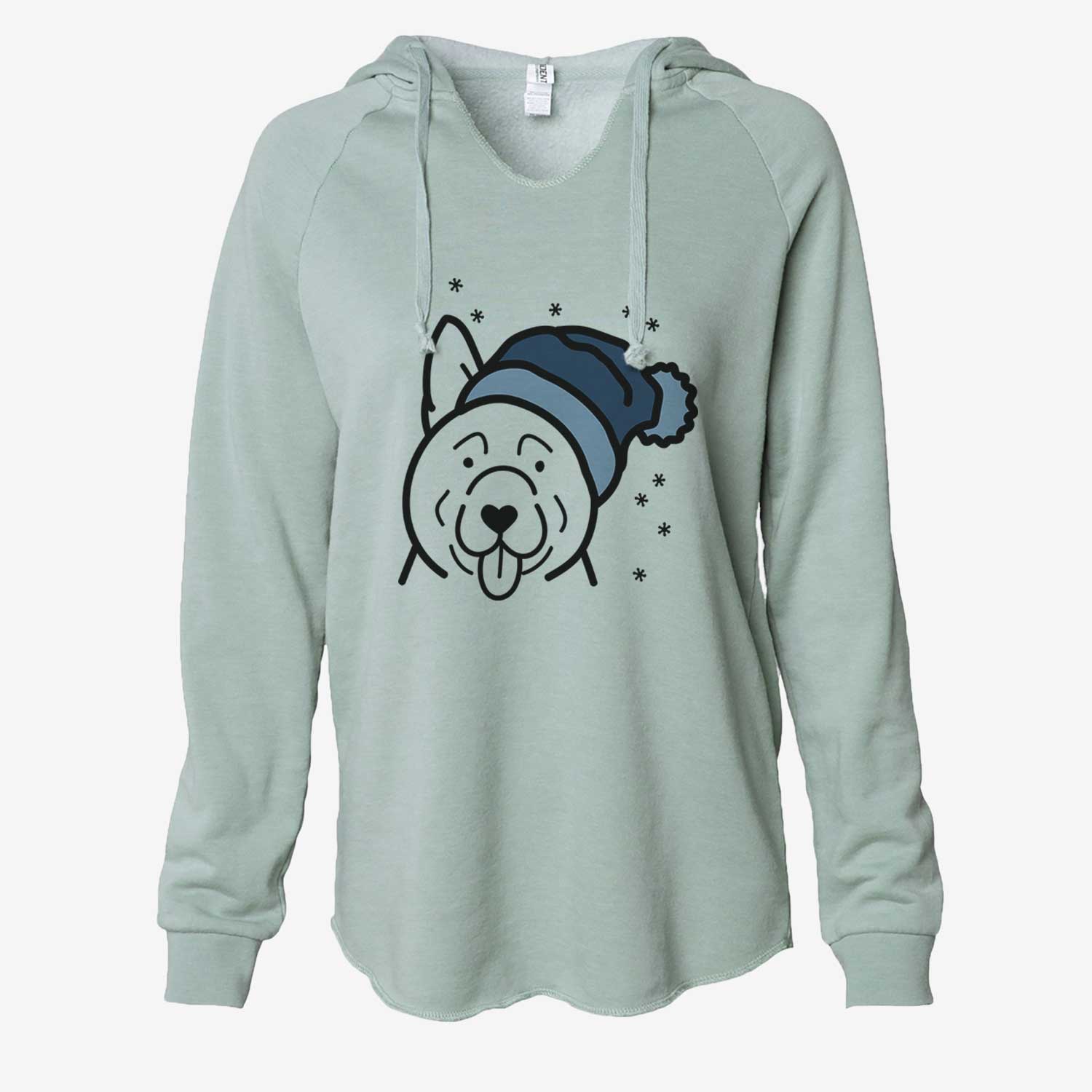 Frosty Akita - Cali Wave Hooded Sweatshirt