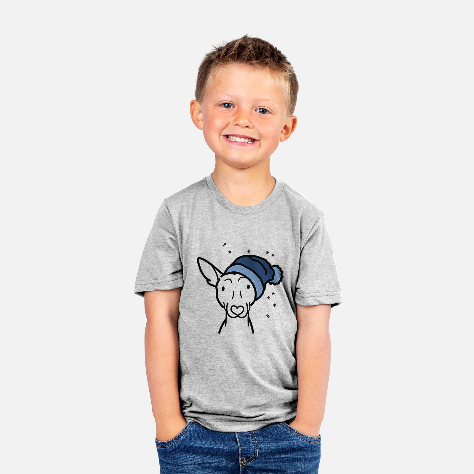 Frosty American Hairless Terrier - Kids/Youth/Toddler Shirt