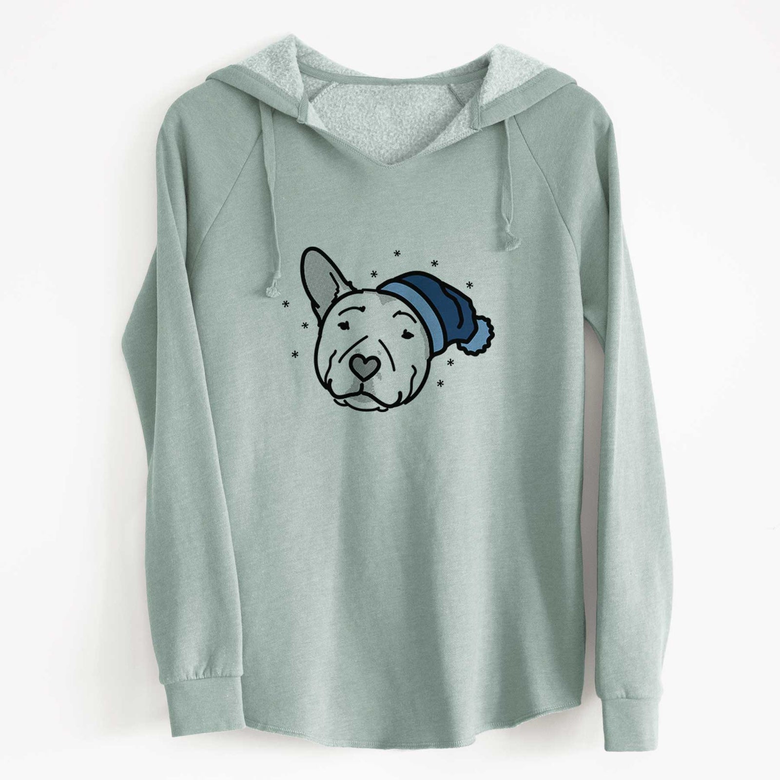 Frosty Pitbull - Archer - Cali Wave Hooded Sweatshirt