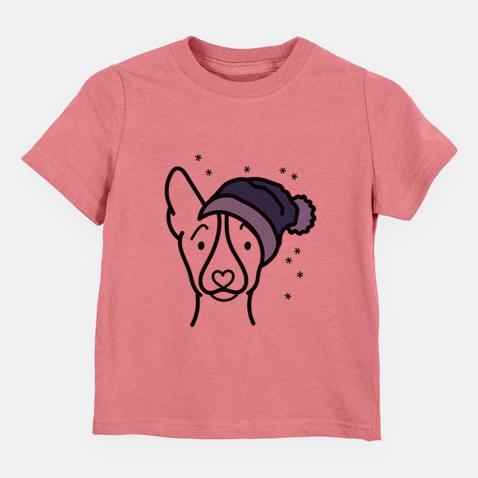 Frosty Basenji - Kids/Youth/Toddler Shirt