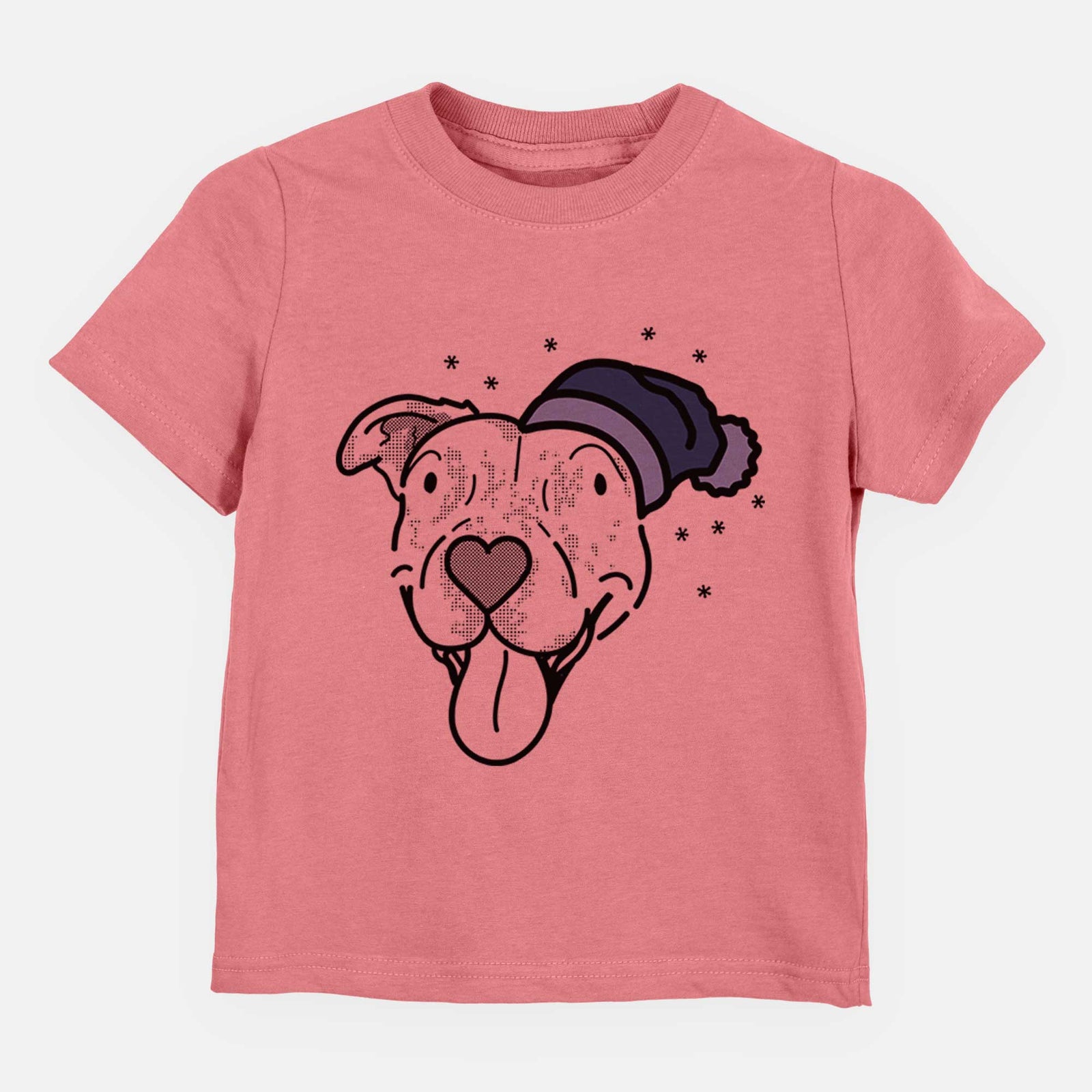 Frosty Pitbull Mix - Dottie - Kids/Youth/Toddler Shirt