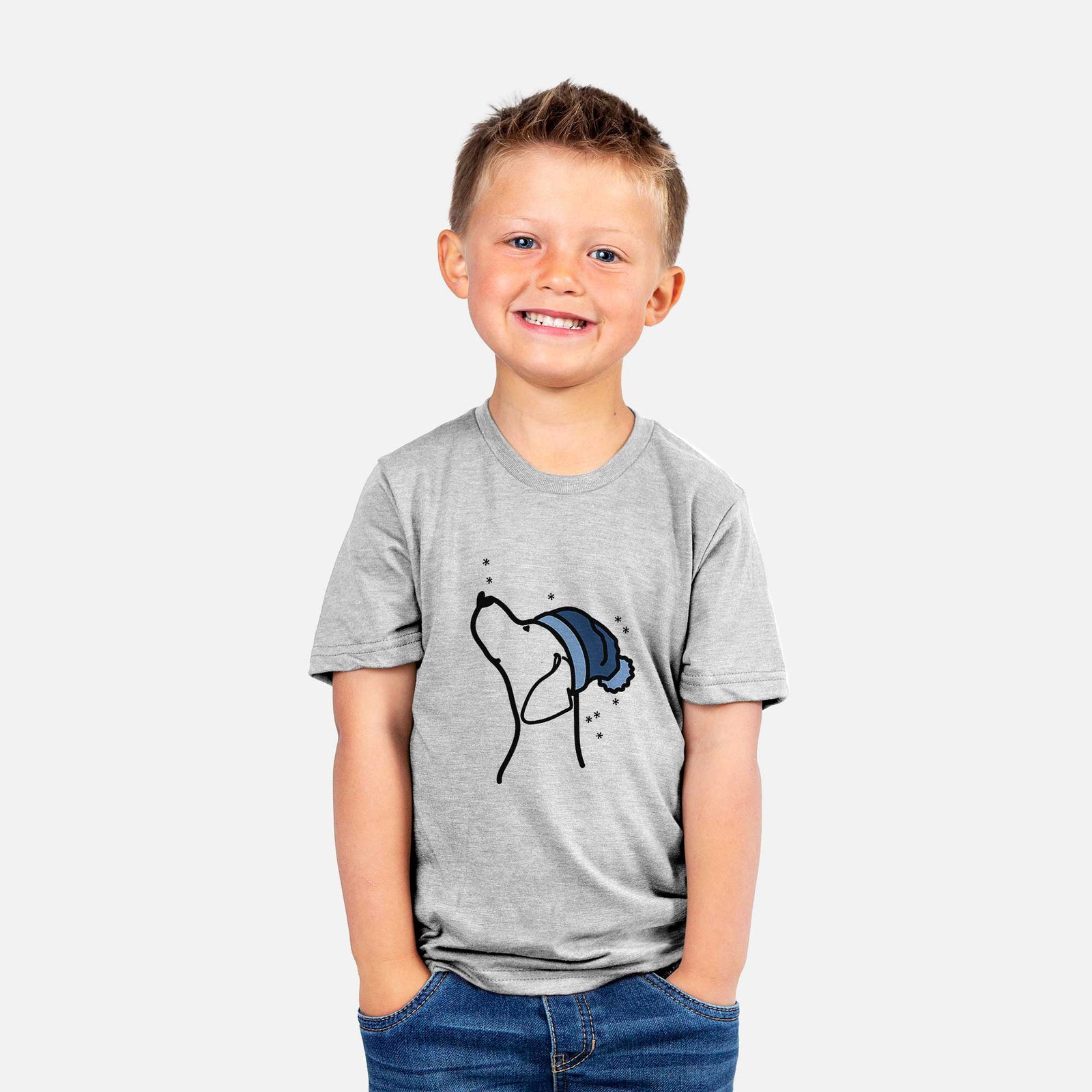 Frosty English Pointer Profile - Kids/Youth/Toddler Shirt