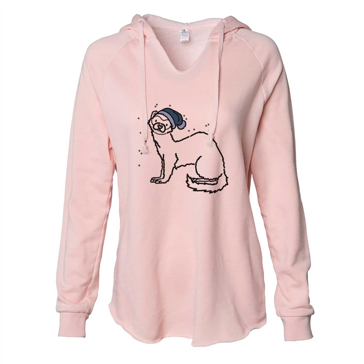 Frosty Ferret - Fern - Cali Wave Hooded Sweatshirt