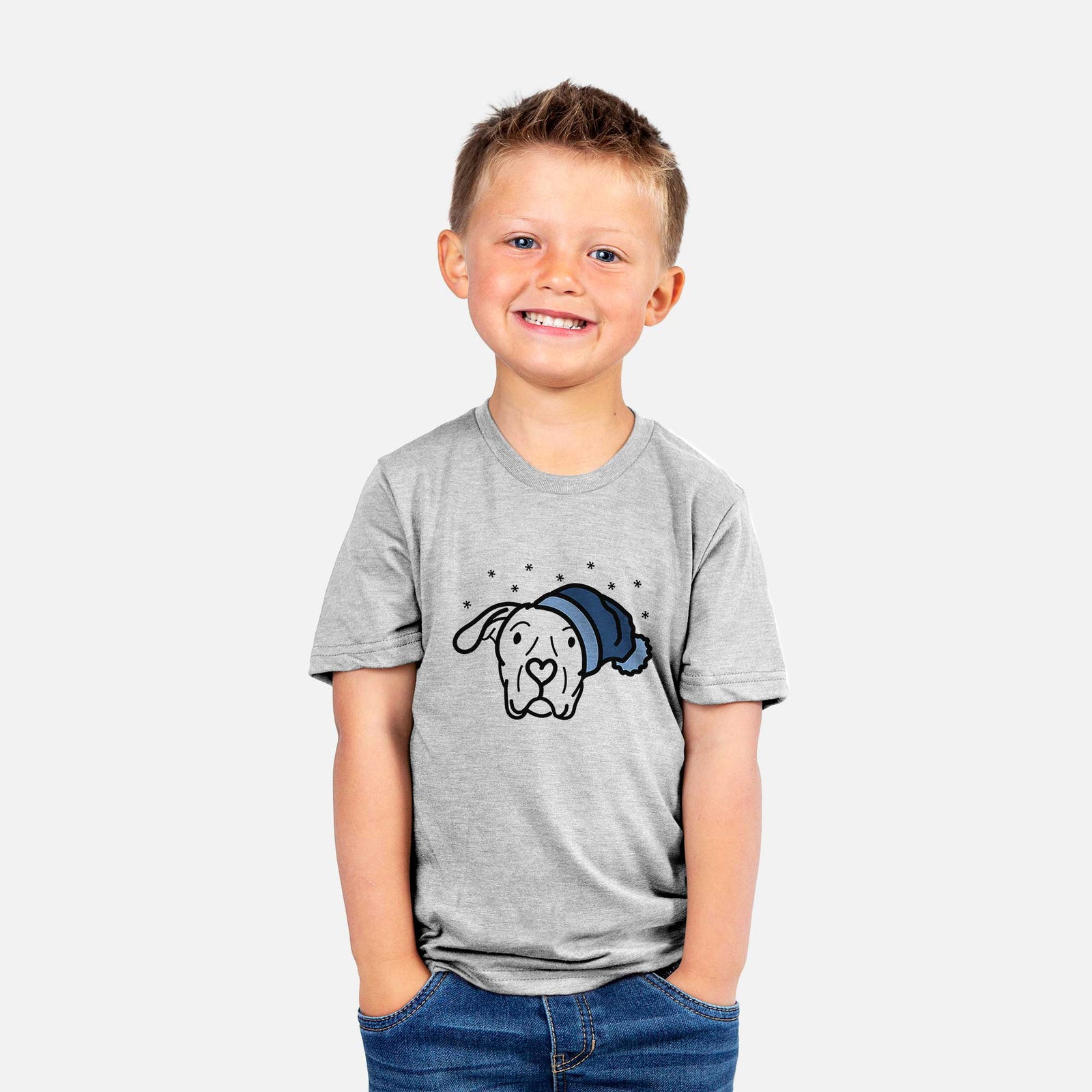 Frosty Dogo Argentino - Genevieve - Kids/Youth/Toddler Shirt