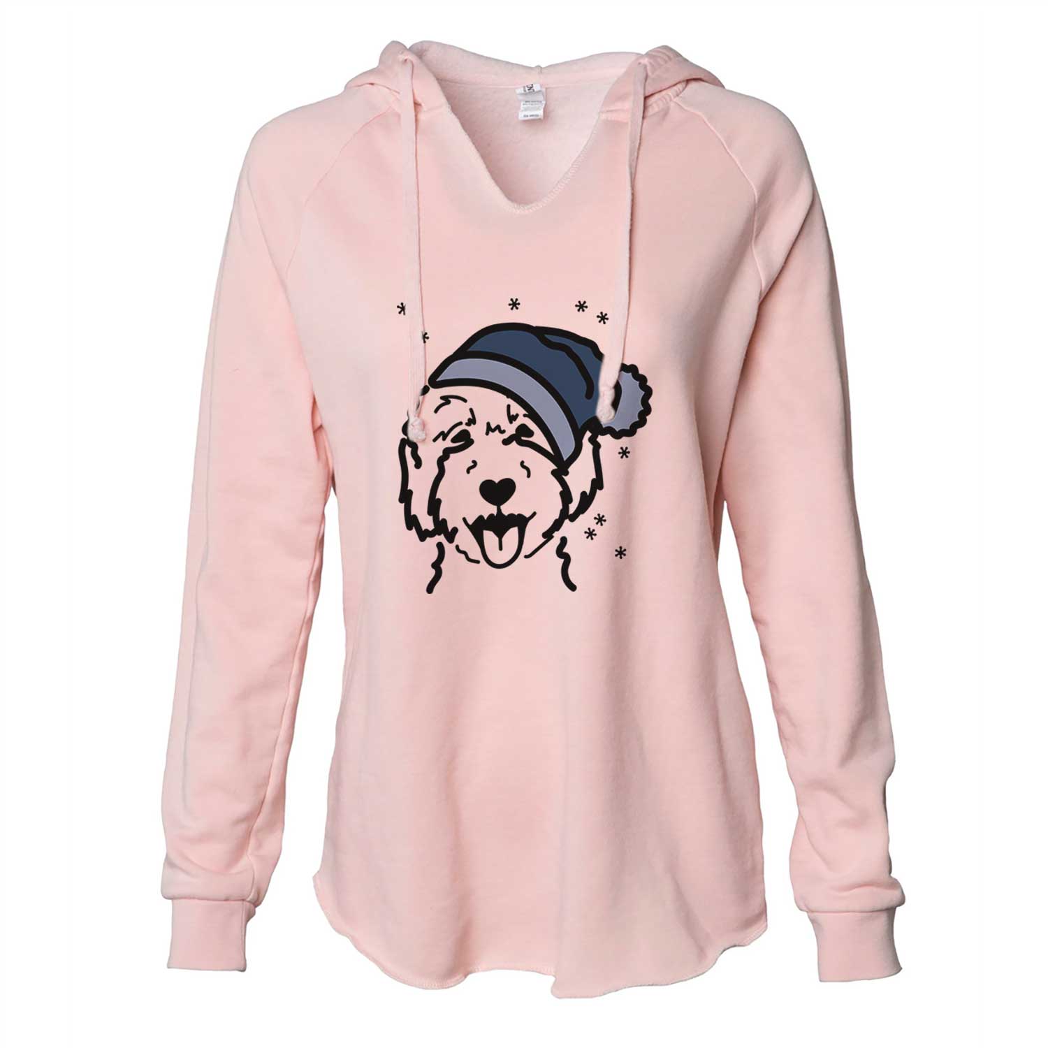 Frosty Goldendoodle 2 - Cali Wave Hooded Sweatshirt