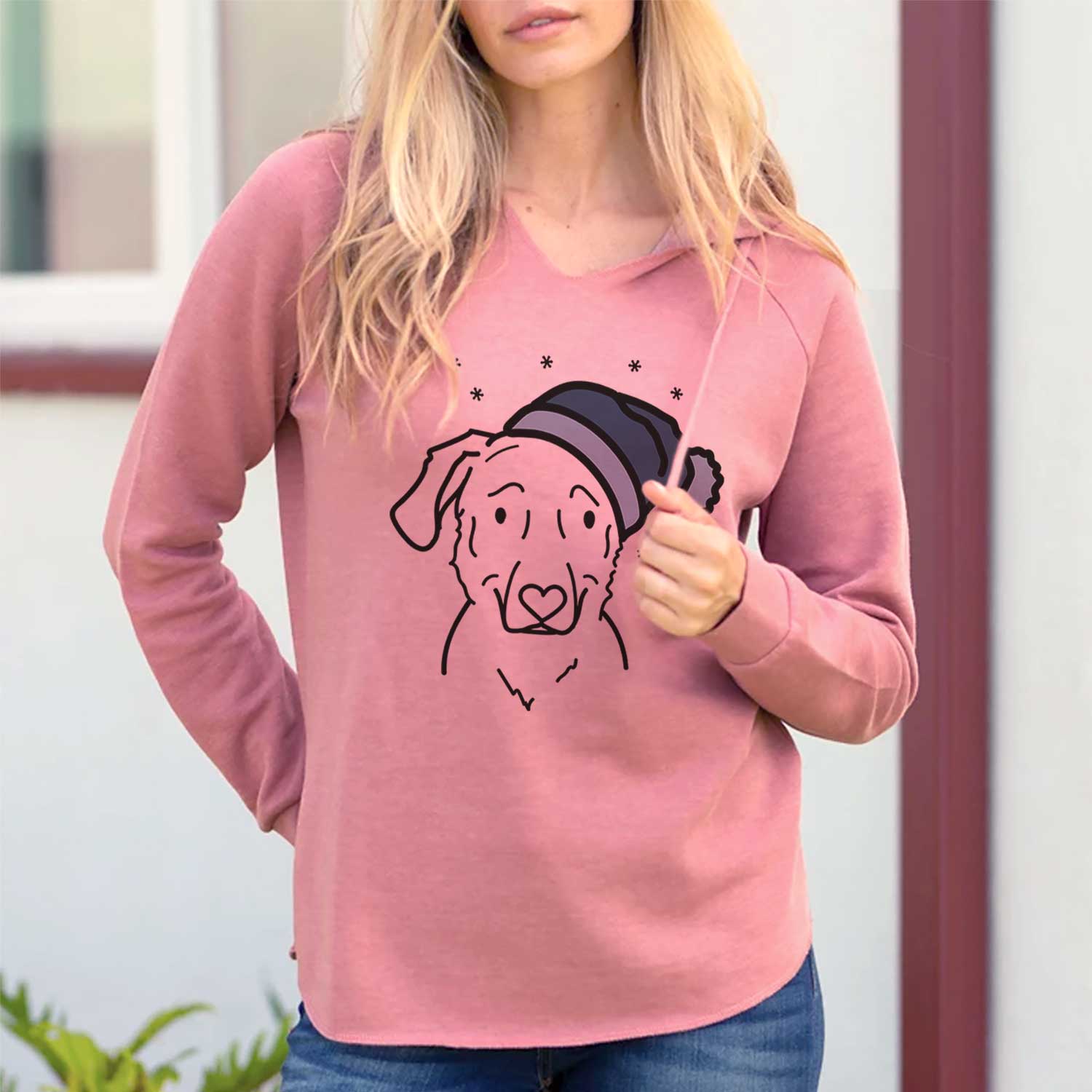 Frosty Golden Retriever Mix - Mitzi - Cali Wave Hooded Sweatshirt