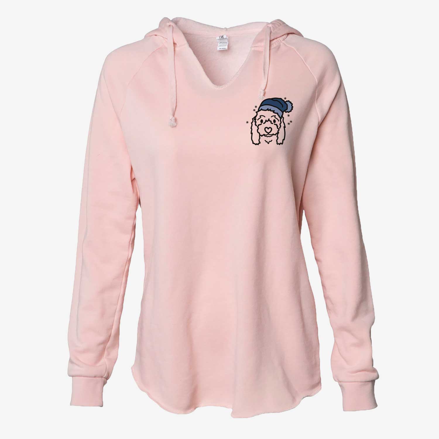 Frosty Coton de Tulear - Sophie - Cali Wave Hooded Sweatshirt