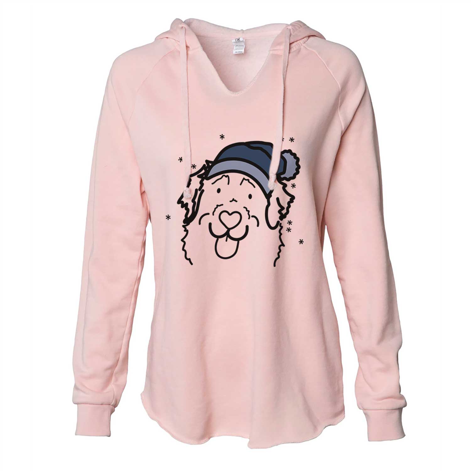 Frosty Leonberger - Sabre - Cali Wave Hooded Sweatshirt