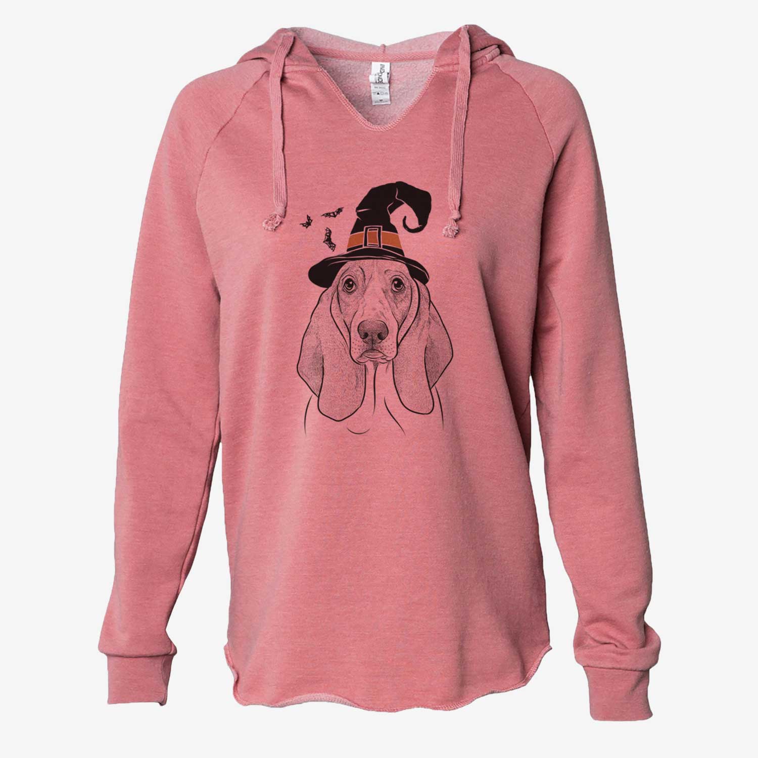 Witch Addison the Basset Hound - Cali Wave Hooded Sweatshirt