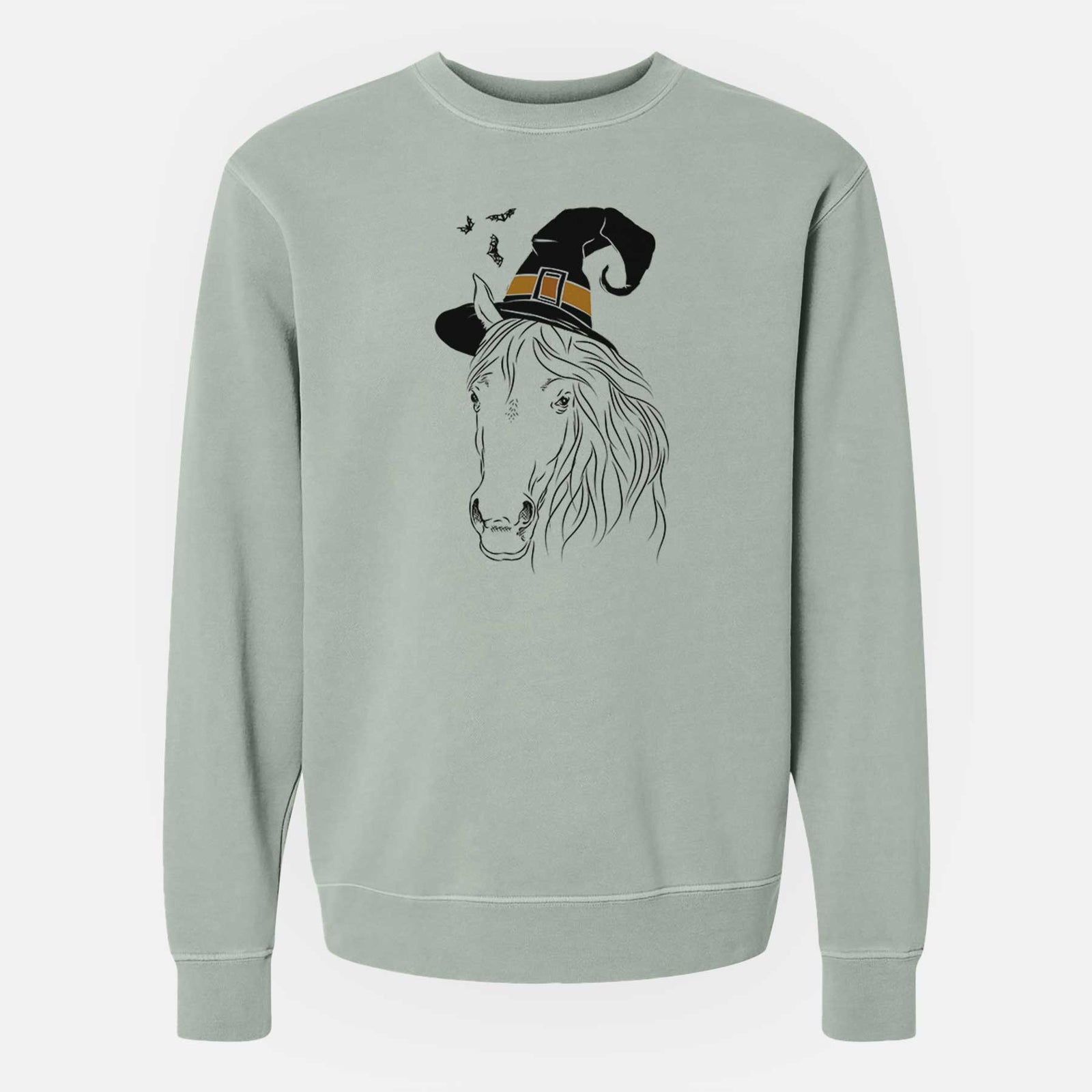 Witch Aria the Horse - Unisex Pigment Dyed Crew Sweatshirt