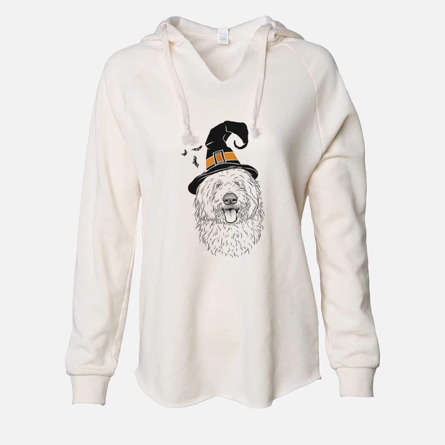 Witch Barry the Old English Sheepdog - Cali Wave Hooded Sweatshirt