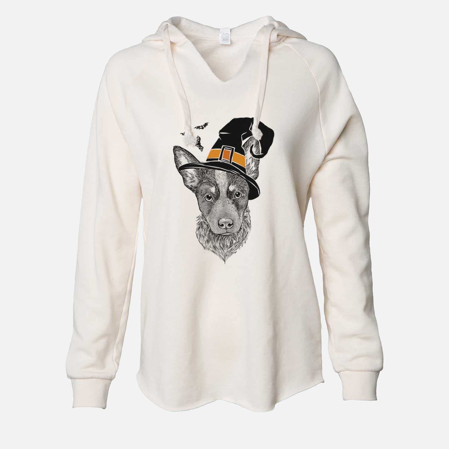 Witch Bella the Blue Heeler Puppy - Cali Wave Hooded Sweatshirt