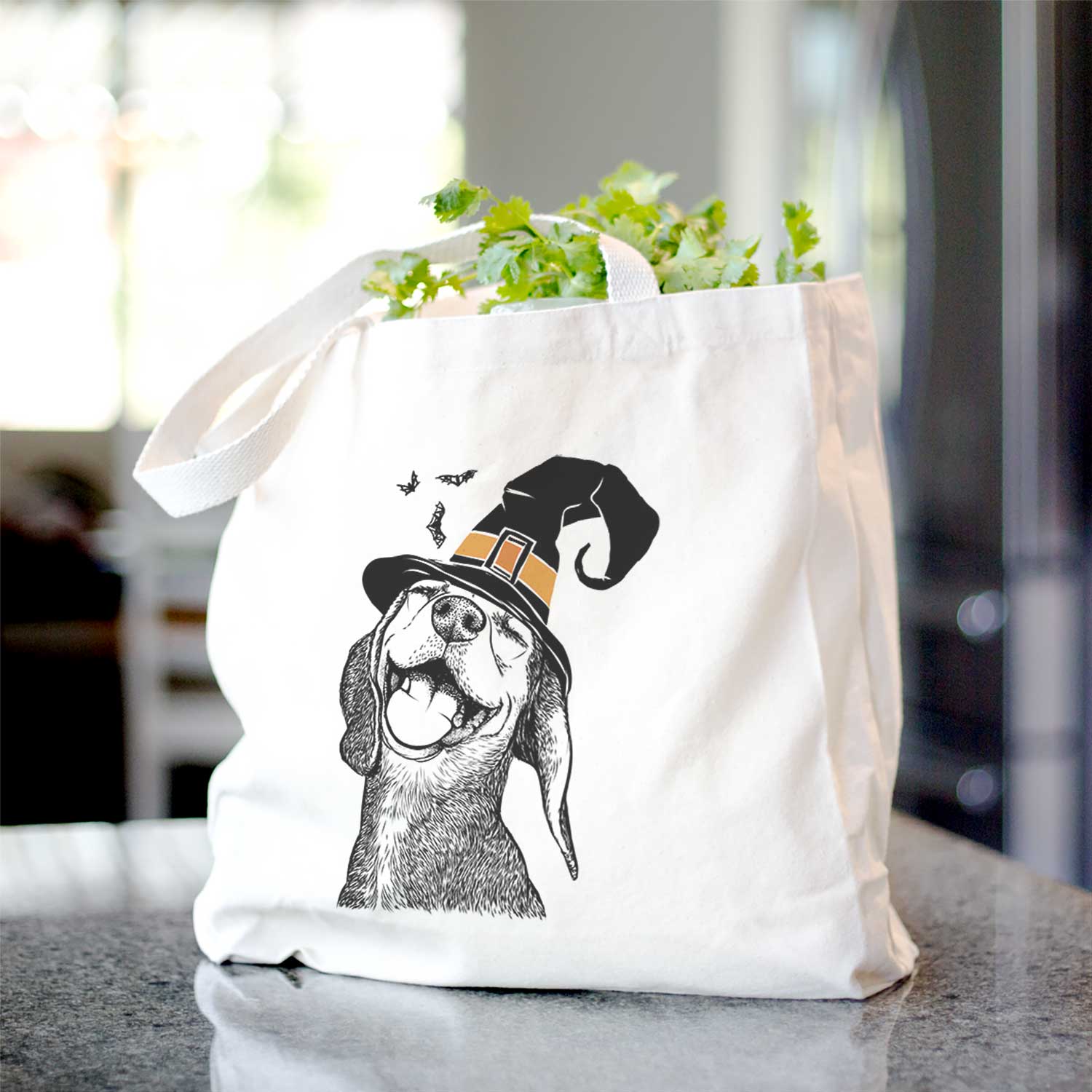 Belle the Hound Mix - Tote Bag