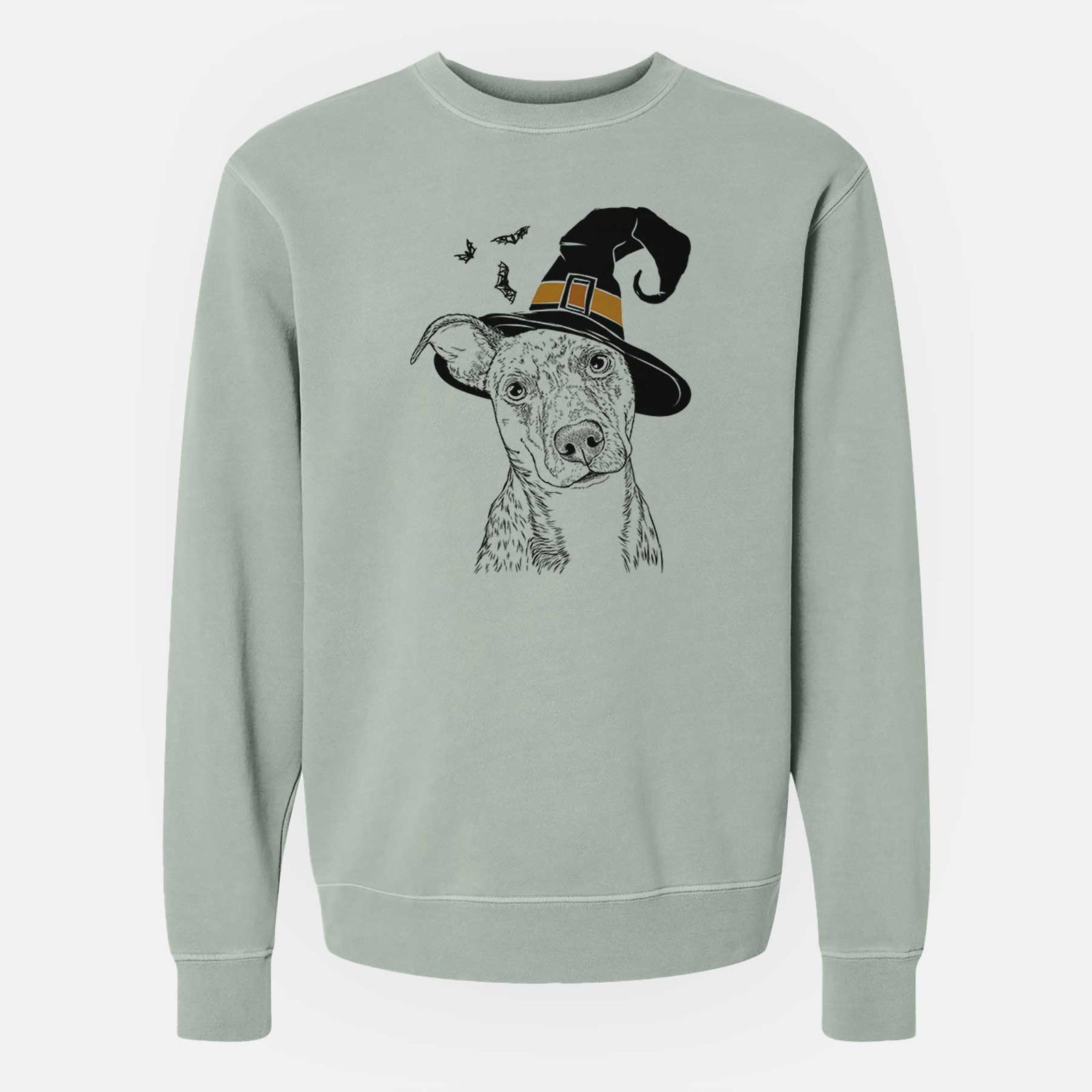 Witch Bianca the Mixed Breed - Unisex Pigment Dyed Crew Sweatshirt