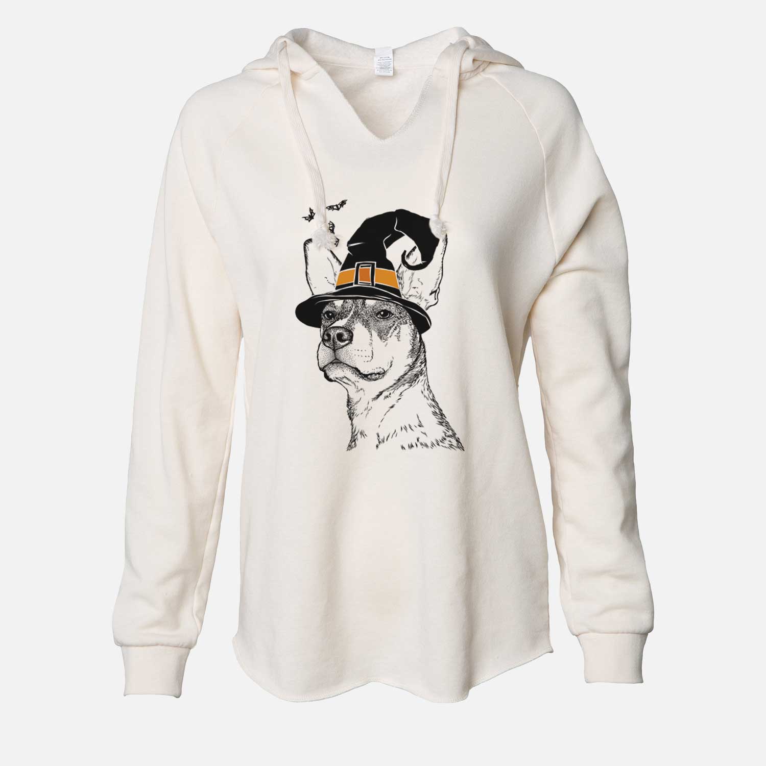 Witch Bill the Heeler Mix - Cali Wave Hooded Sweatshirt