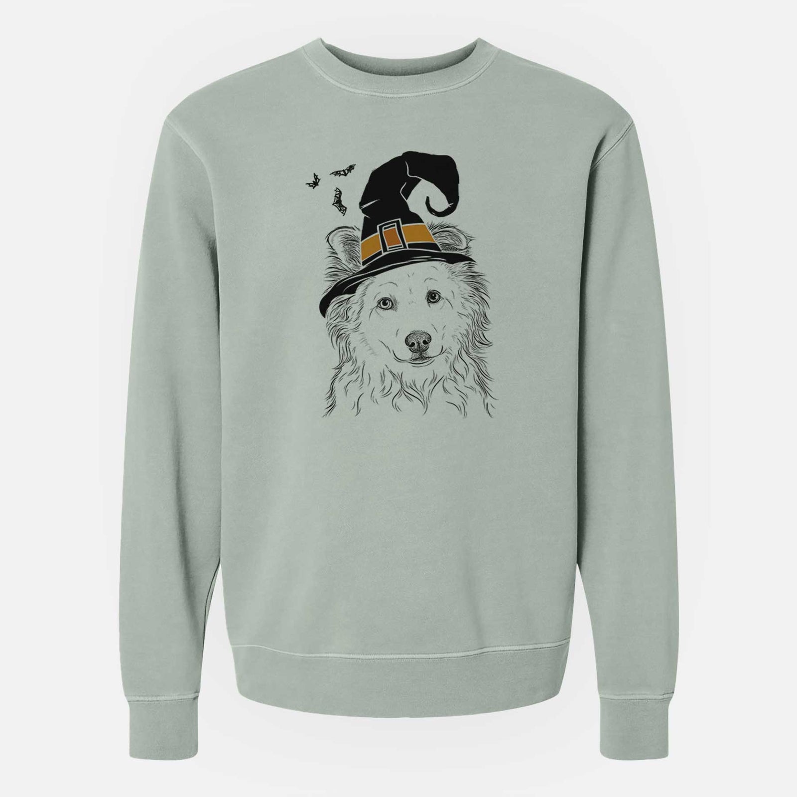 Witch Bonsai the Mixed Breed - Unisex Pigment Dyed Crew Sweatshirt