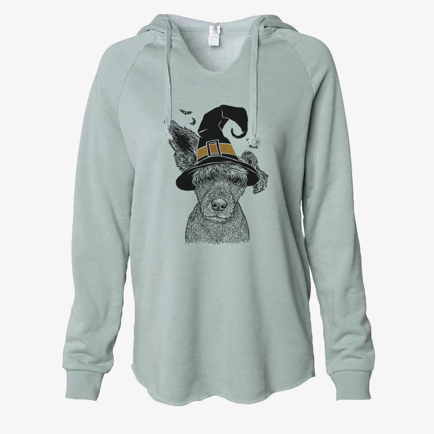 Witch Boodles the Schnauzer Mix - Cali Wave Hooded Sweatshirt
