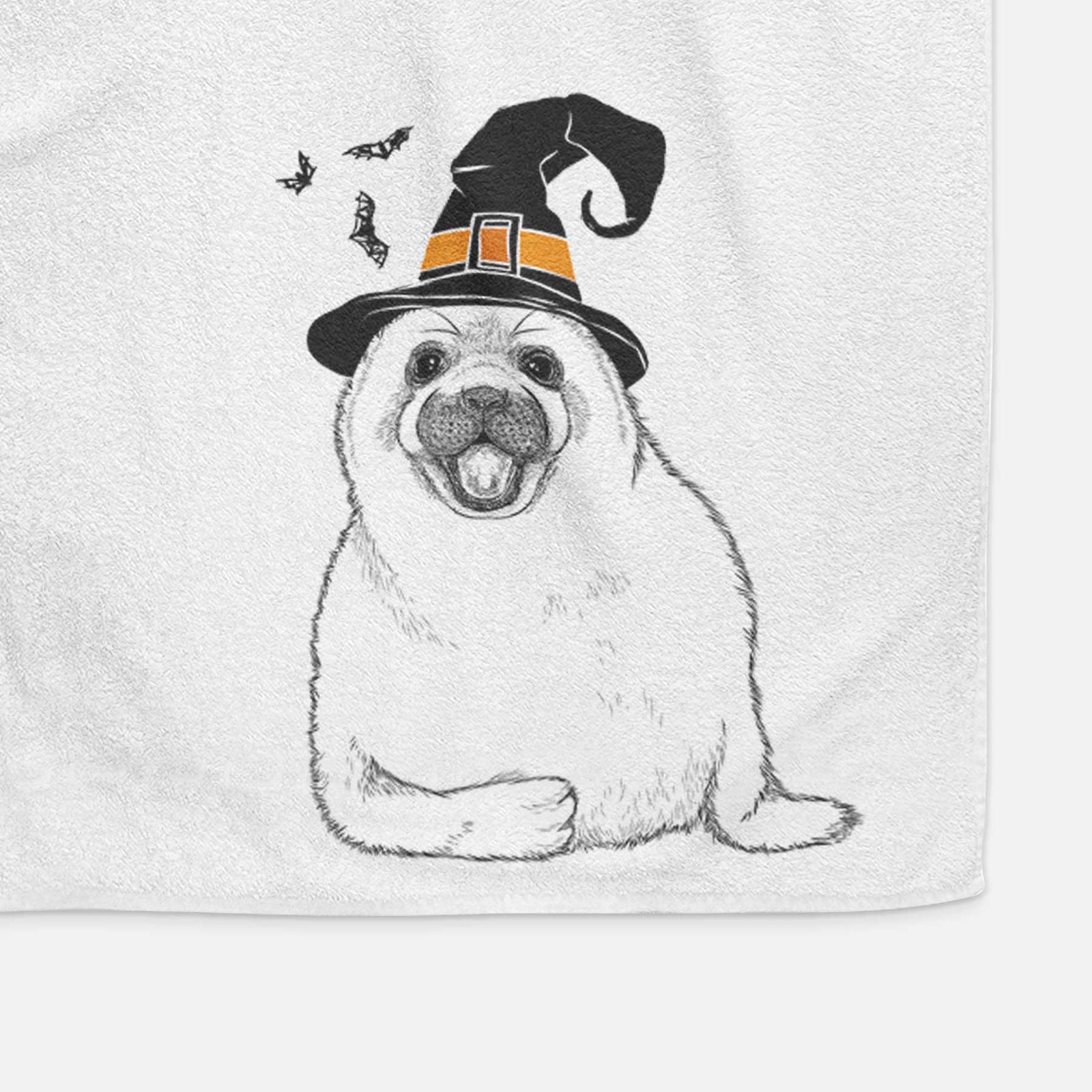Bub the Harp Seal Decorative Hand Towel
